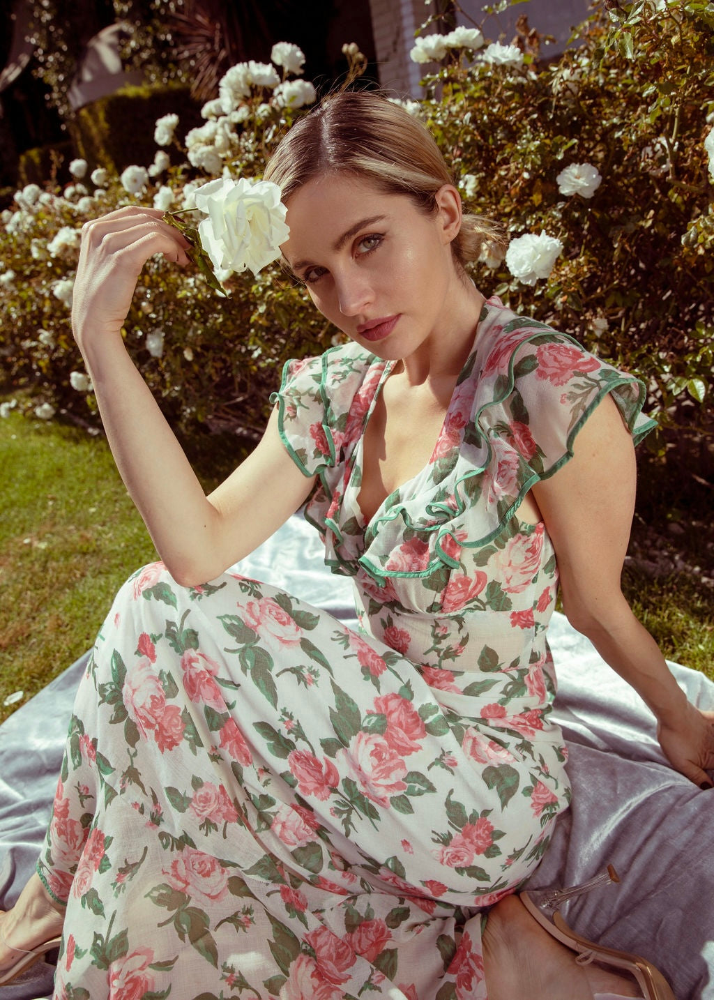 1970's Foxy Lady Floral Dress