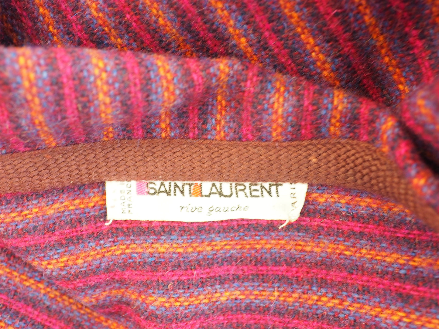 Yves Saint Laurent 1970's Wool Cloak