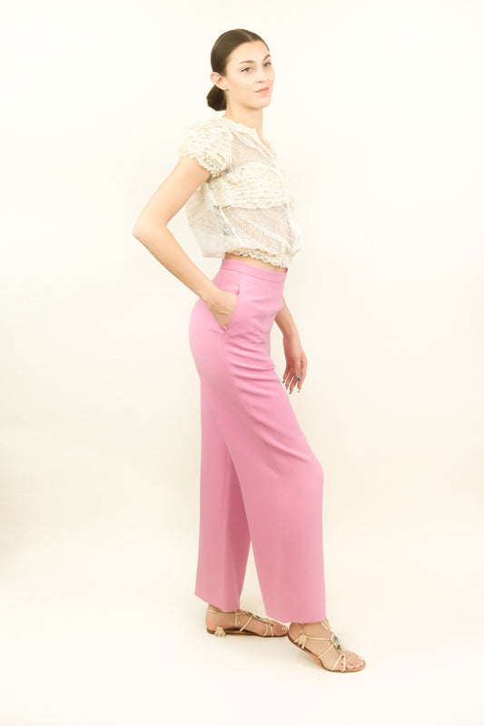 David Hayes "Barbara Rush" High Waisted Trousers - The Kit Vintage