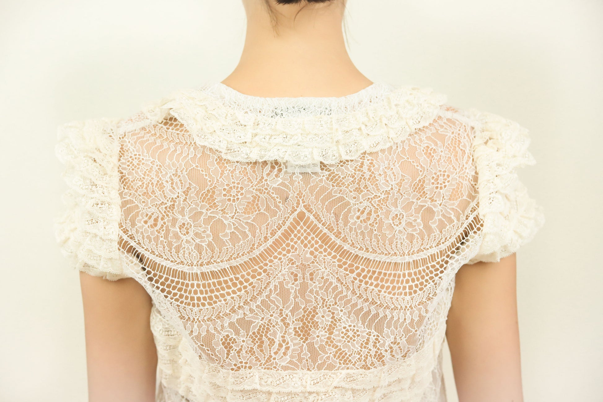 Blumarine Lace Ruffled Top - The Kit Vintage