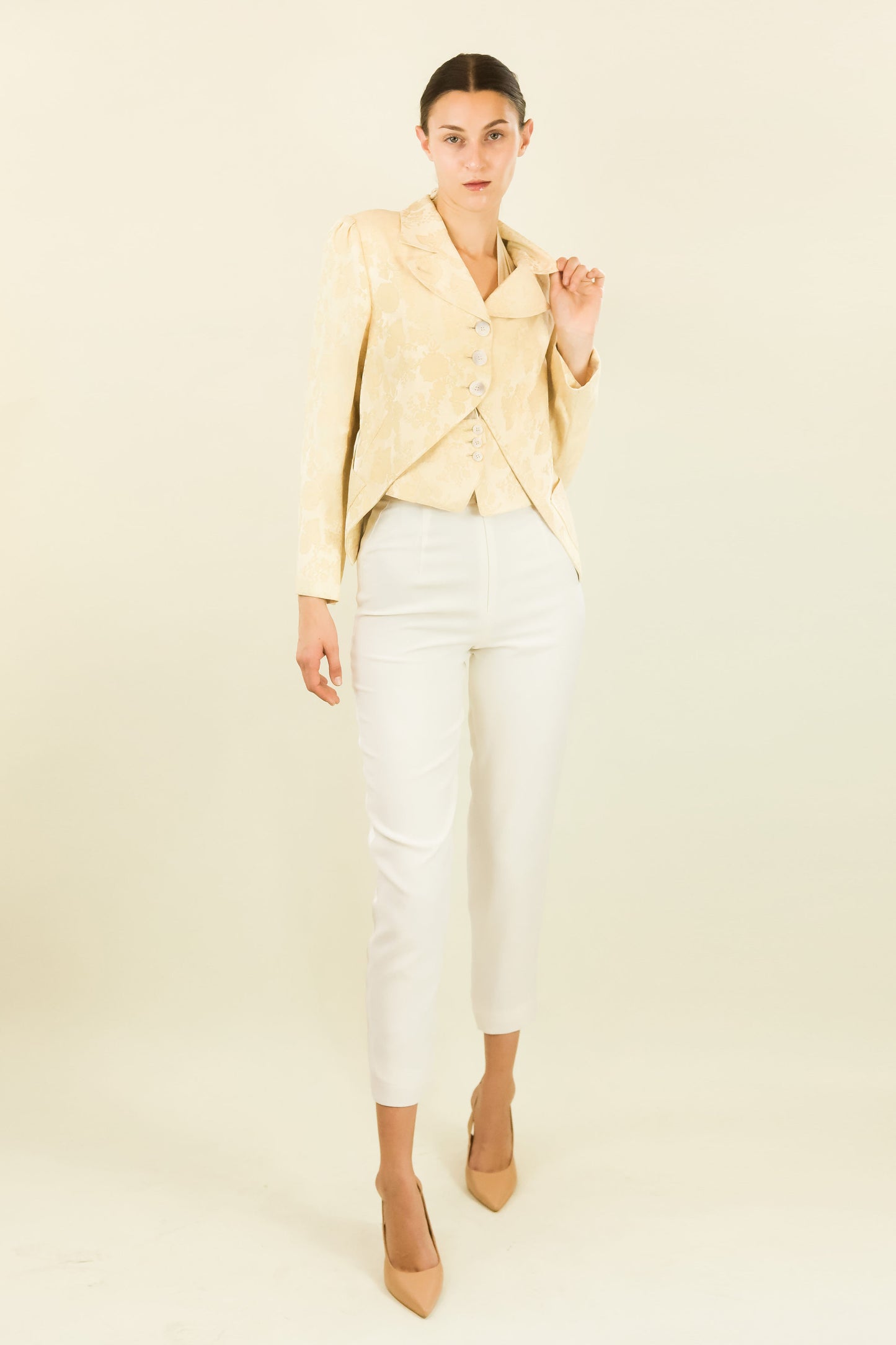 Ann Demeulemeester Halter Vest & Blazer Set