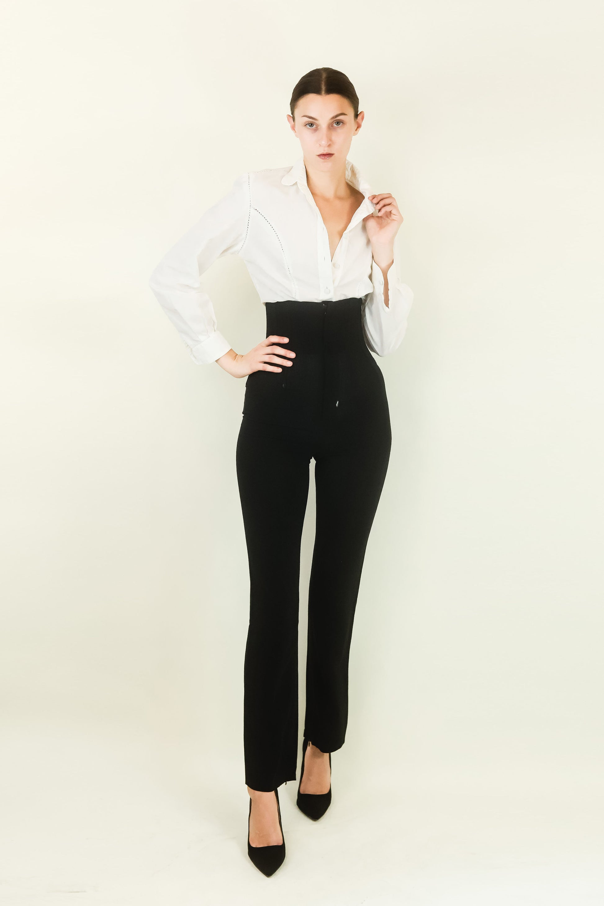 Dolce and Gabbana High Waisted Trouser - The Kit Vintage
