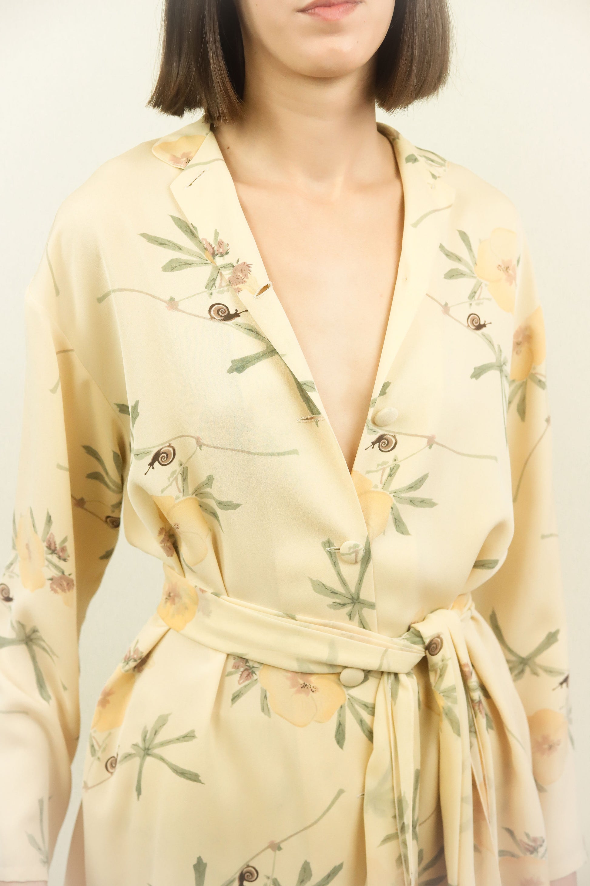 Harari Silk Floral Pant Ensemble - The Kit Vintage