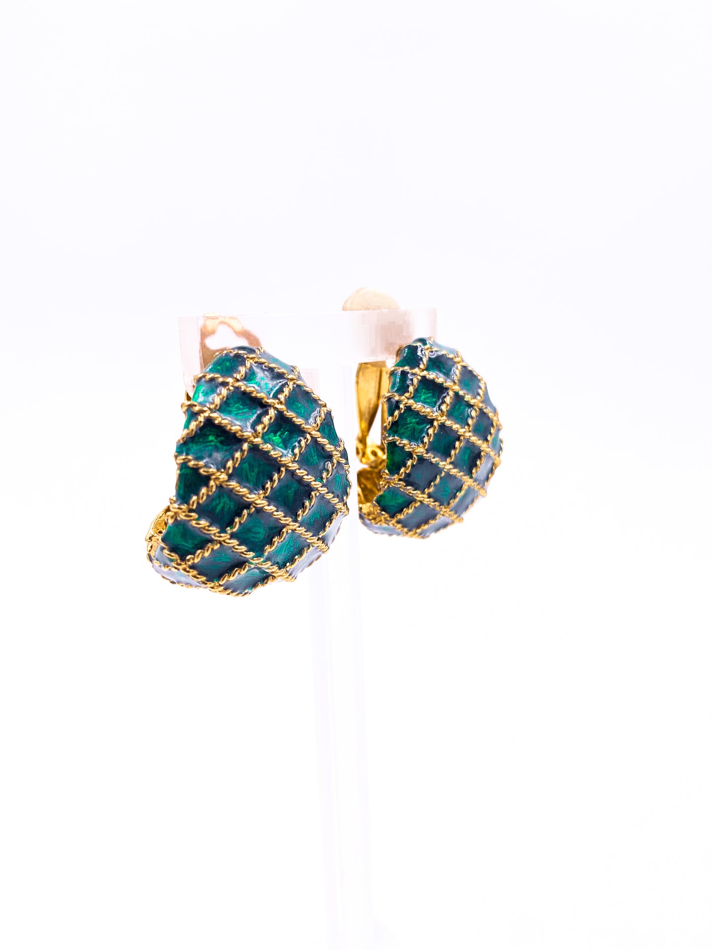 Donald Standard Green Earrings
