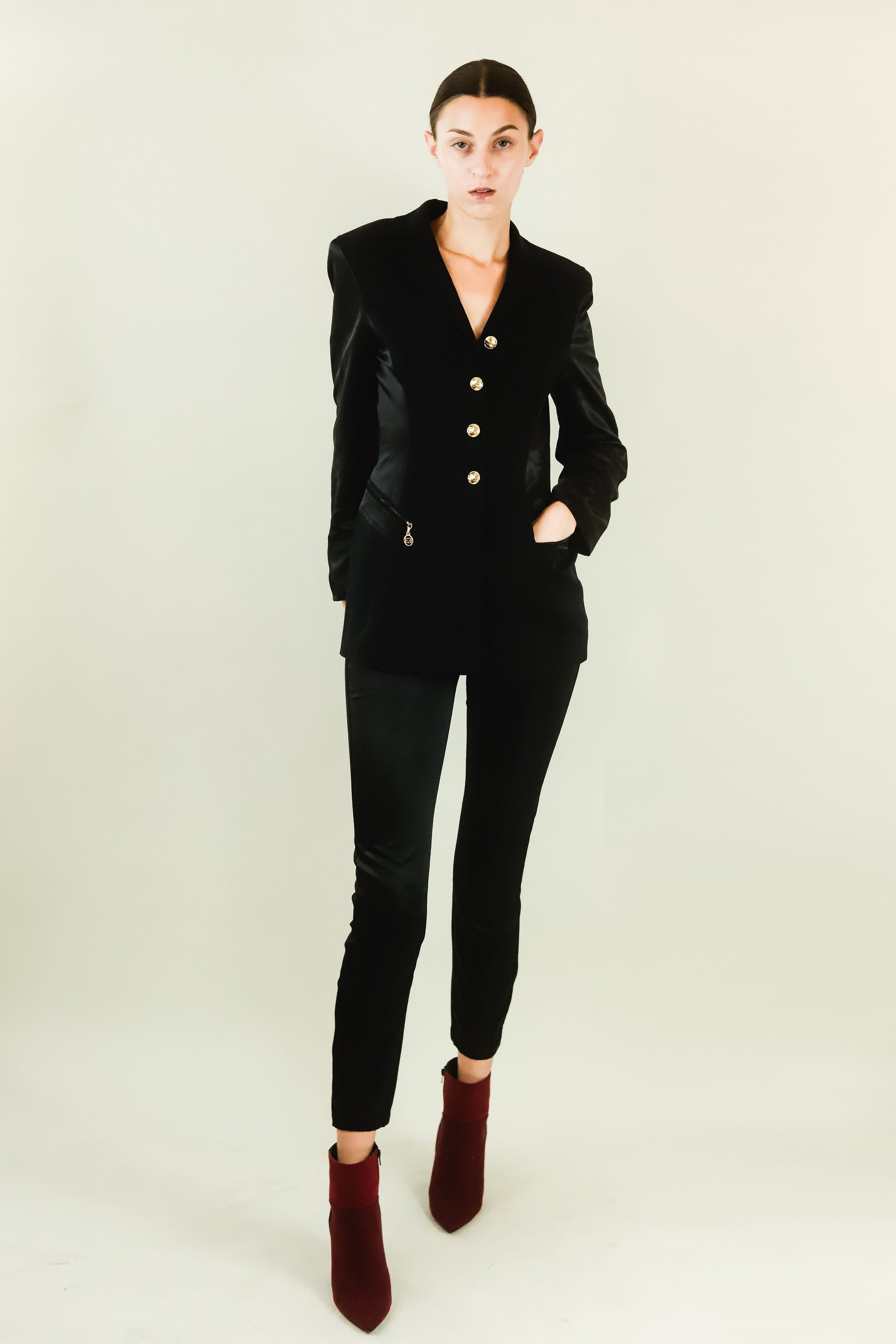 Escada Wool & Satin Suit - The Kit Vintage