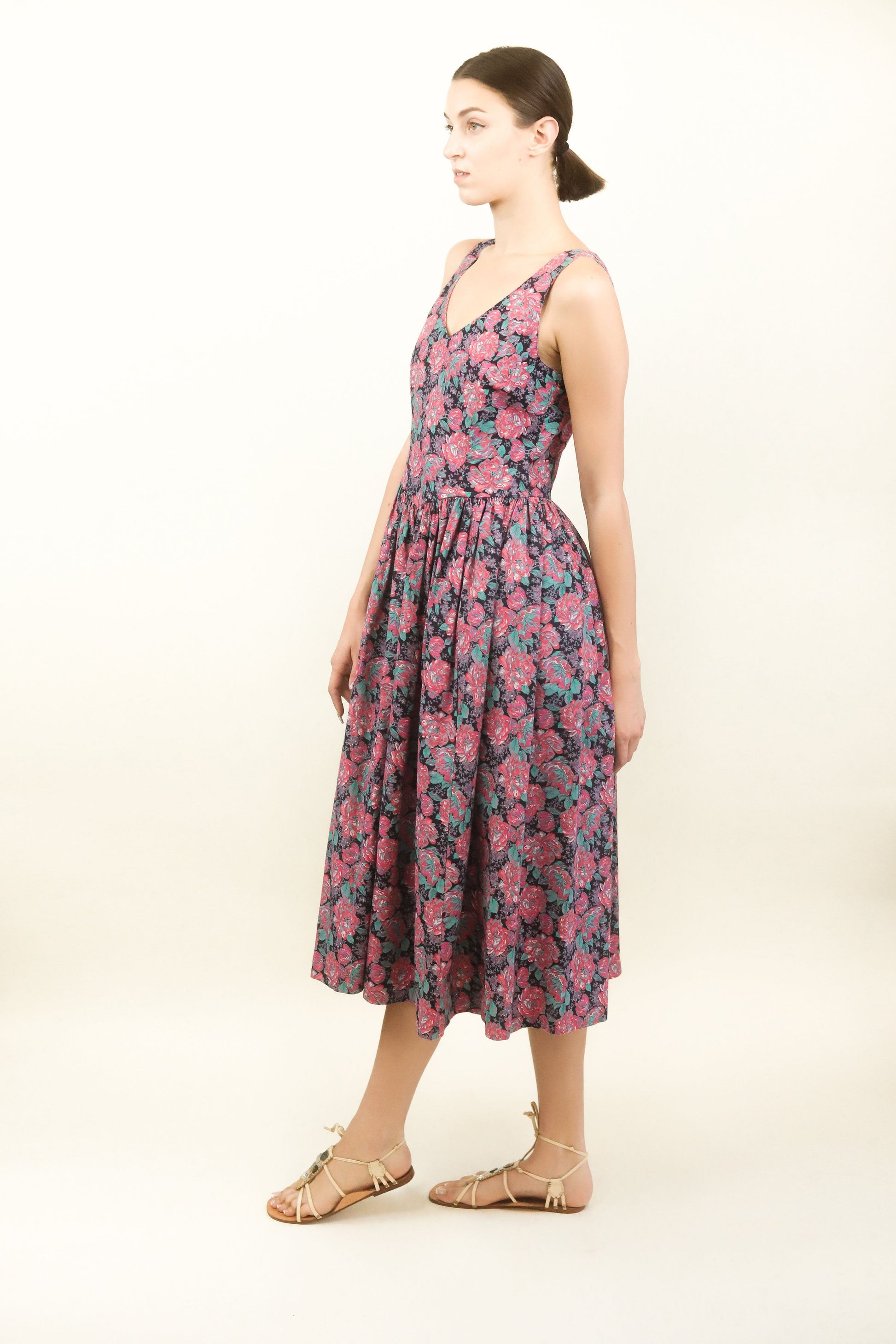 Laura Ashley Floral Dress - The Kit Vintage