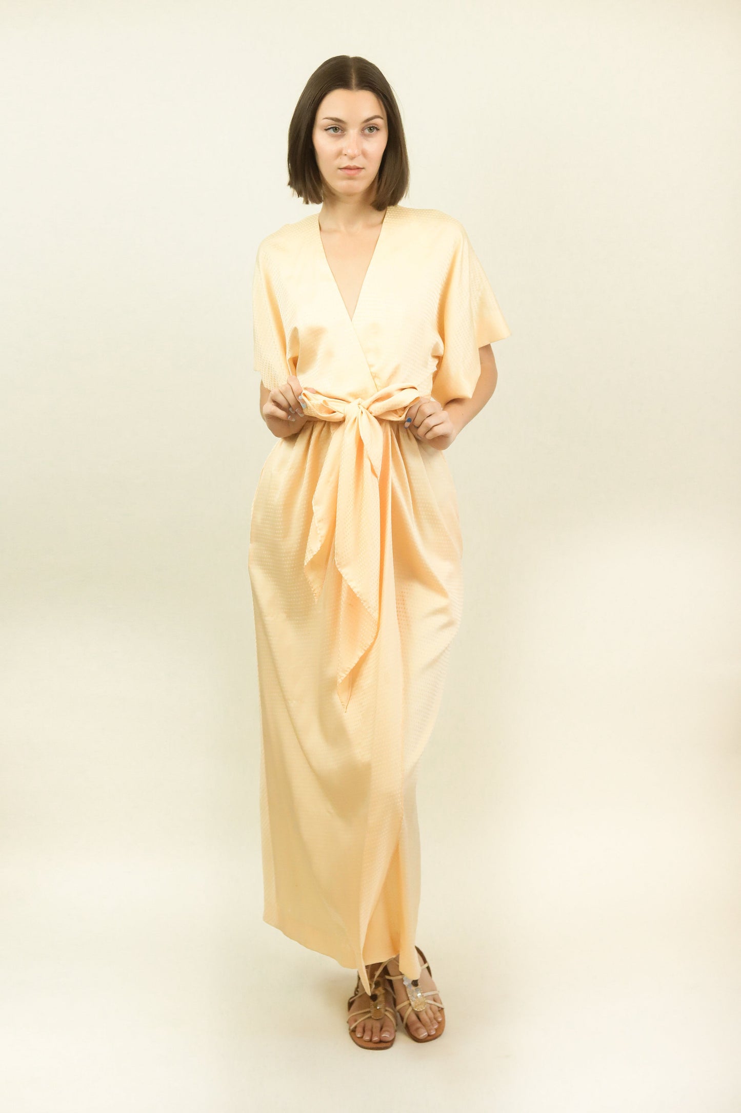 Halston IV Belted Caftan - The Kit Vintage