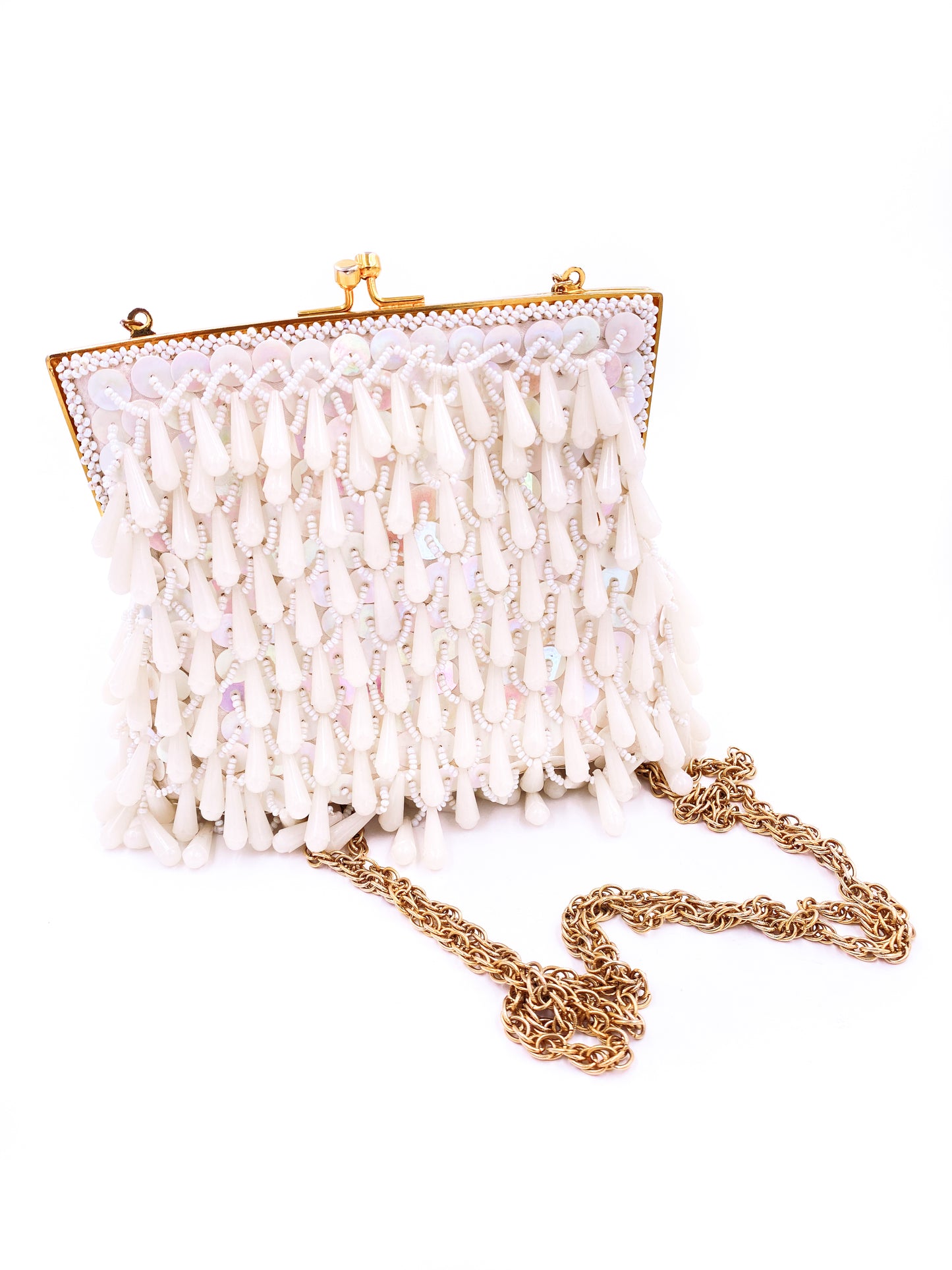 Vintage Handmade Sequin & Beaded Purse - The Kit Vintage