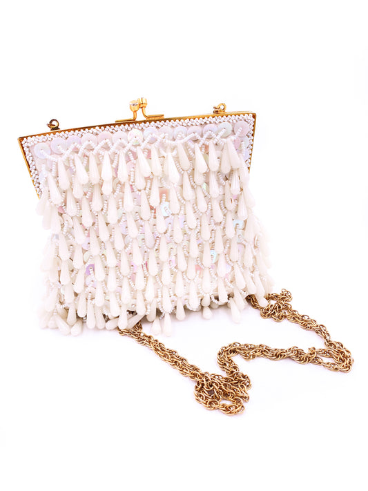 Vintage Handmade Sequin & Beaded Purse - The Kit Vintage