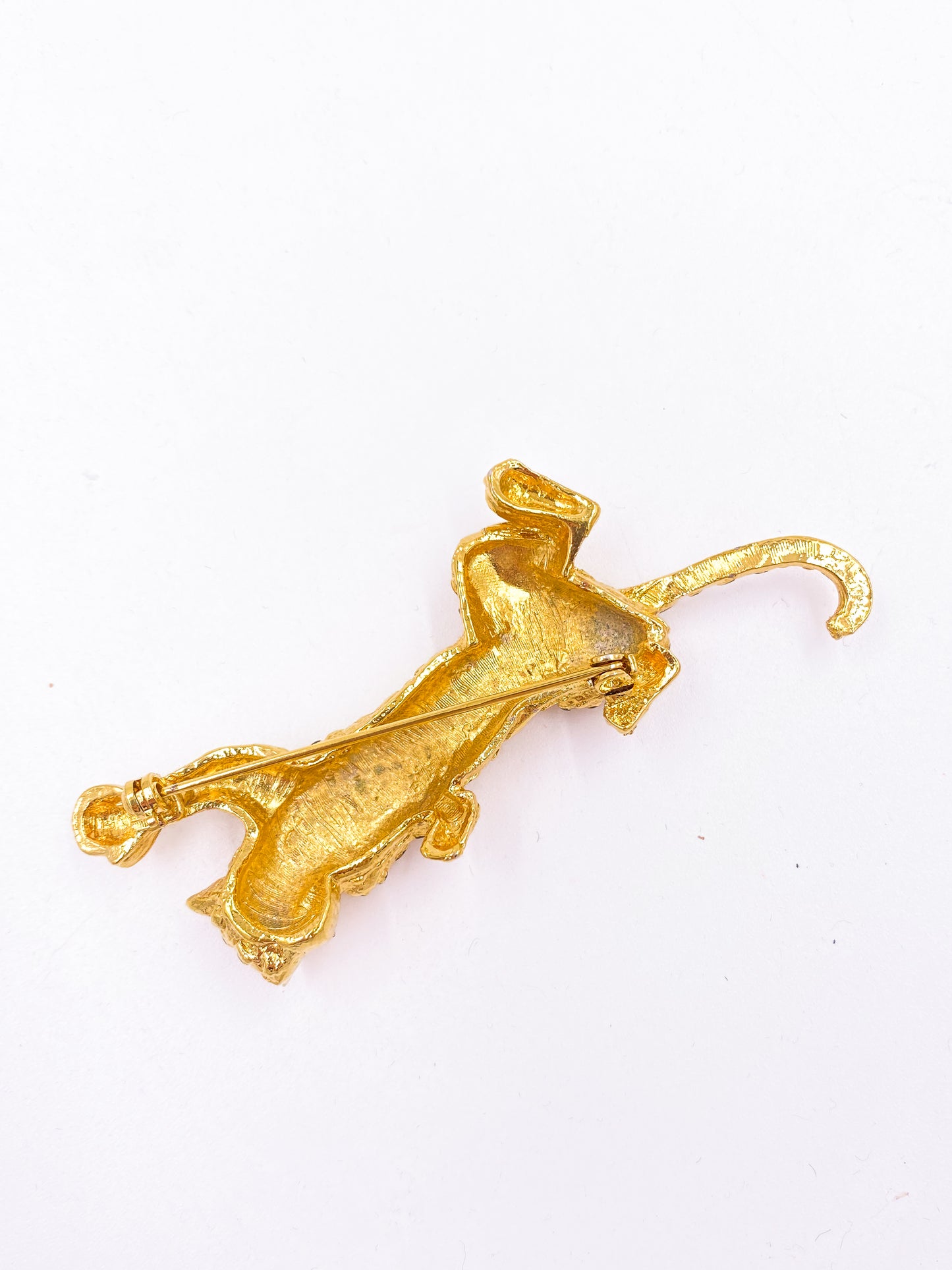 Spotted Panther Brooch - The Kit Vintage