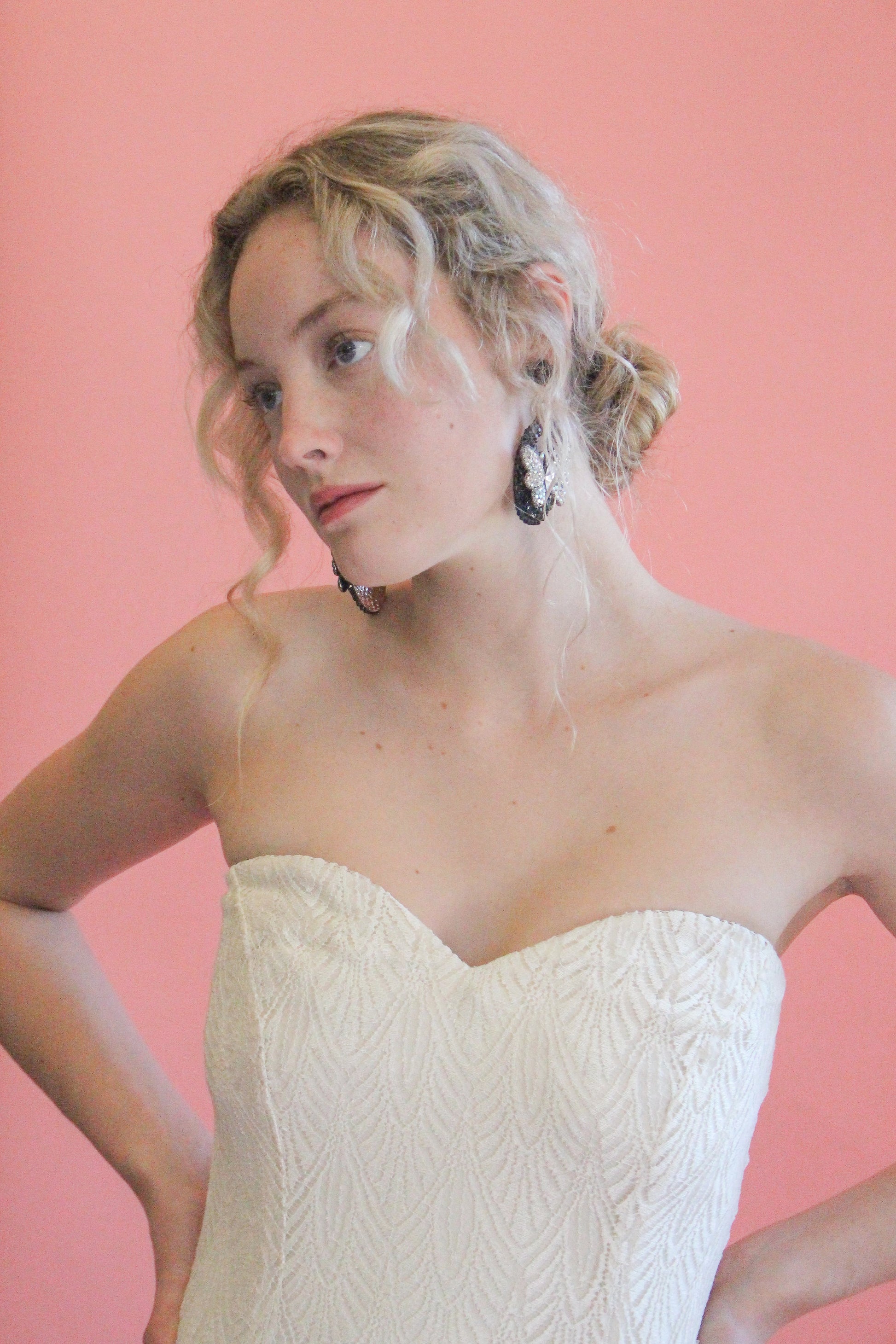 Givenchy Couture Strapless Lace Gown - The Kit Vintage