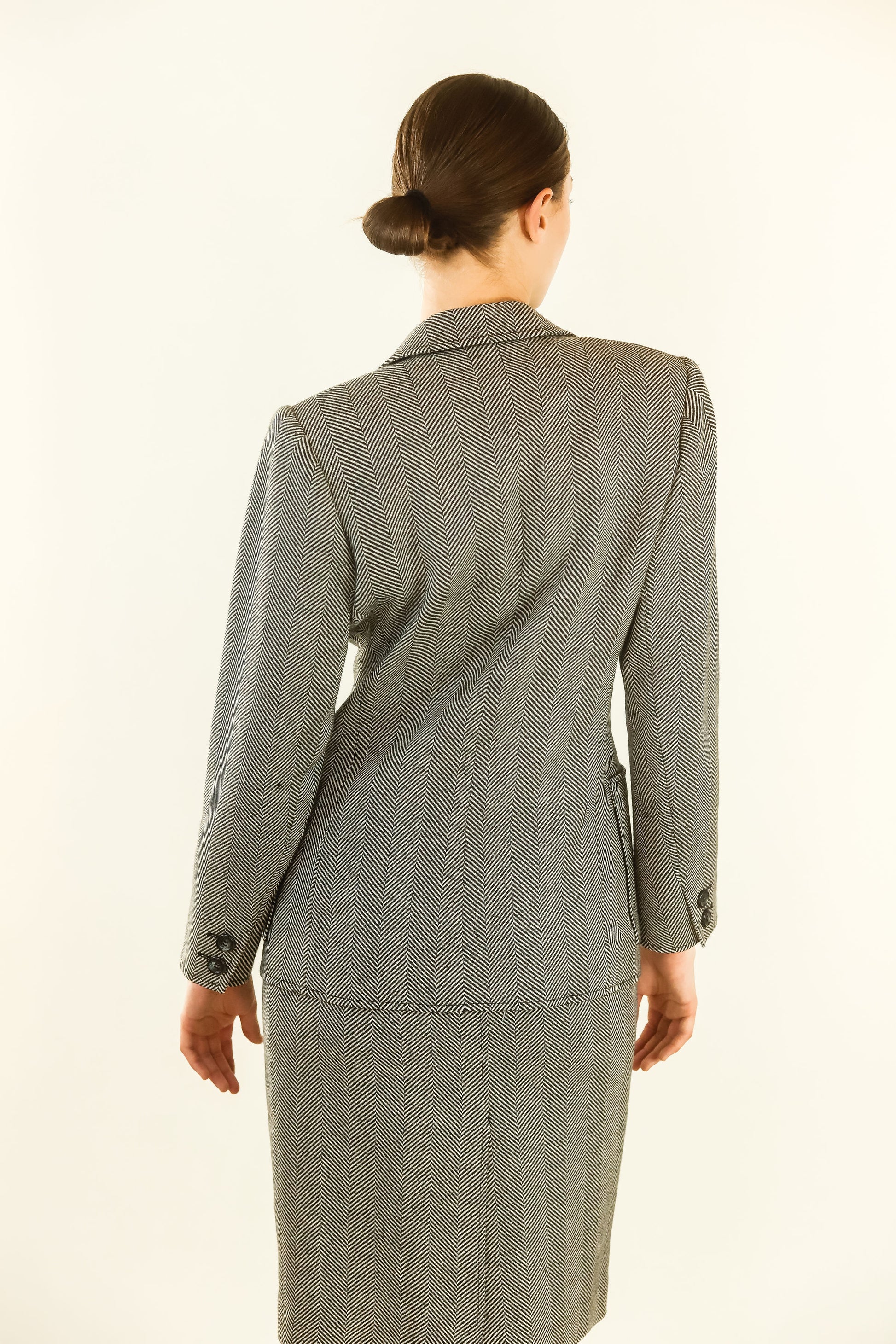 Yves Saint Laurent Herringbone Skirt Suit - The Kit Vintage