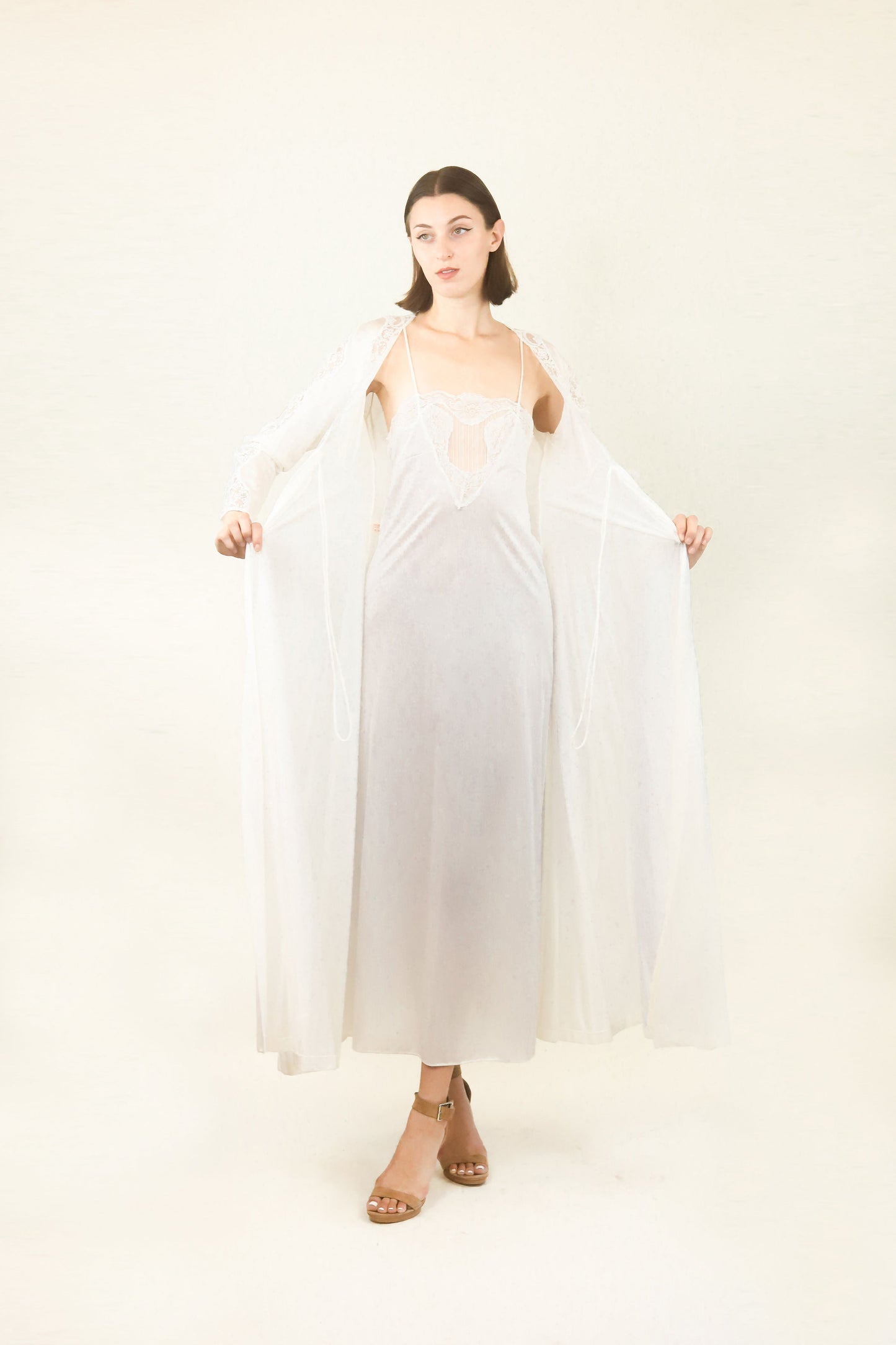 Lily of France Nightgown and Robe Set - The Kit Vintage