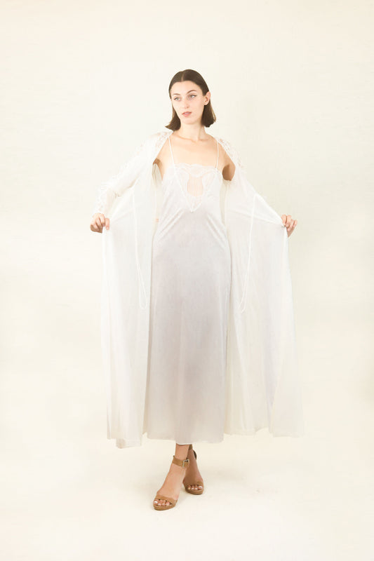 Lily of France Nightgown and Robe Set - The Kit Vintage