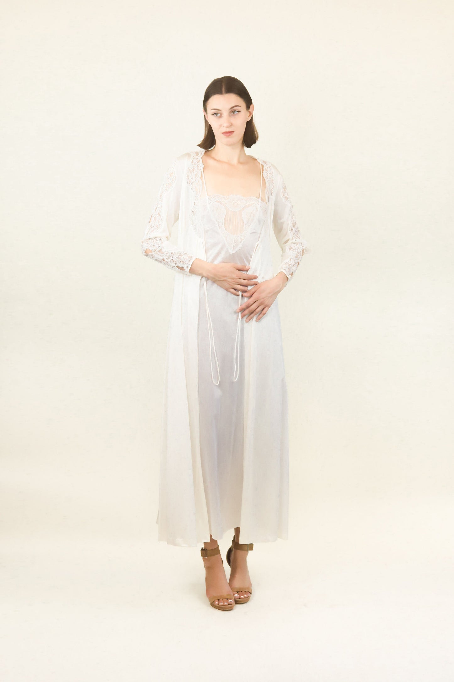 Lily of France Nightgown and Robe Set - The Kit Vintage