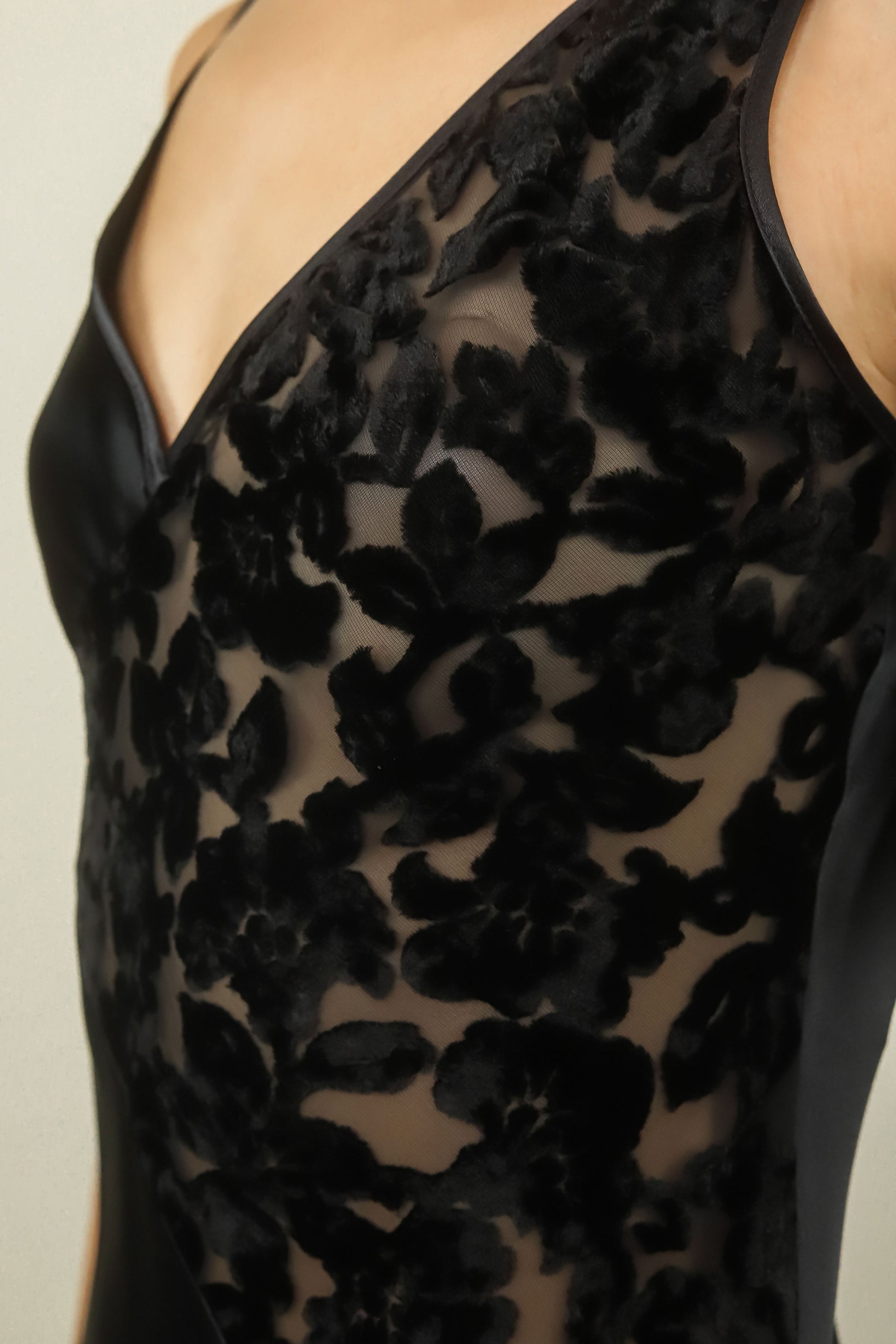 Valentino Black Slip Dress and Robe Set - The Kit Vintage