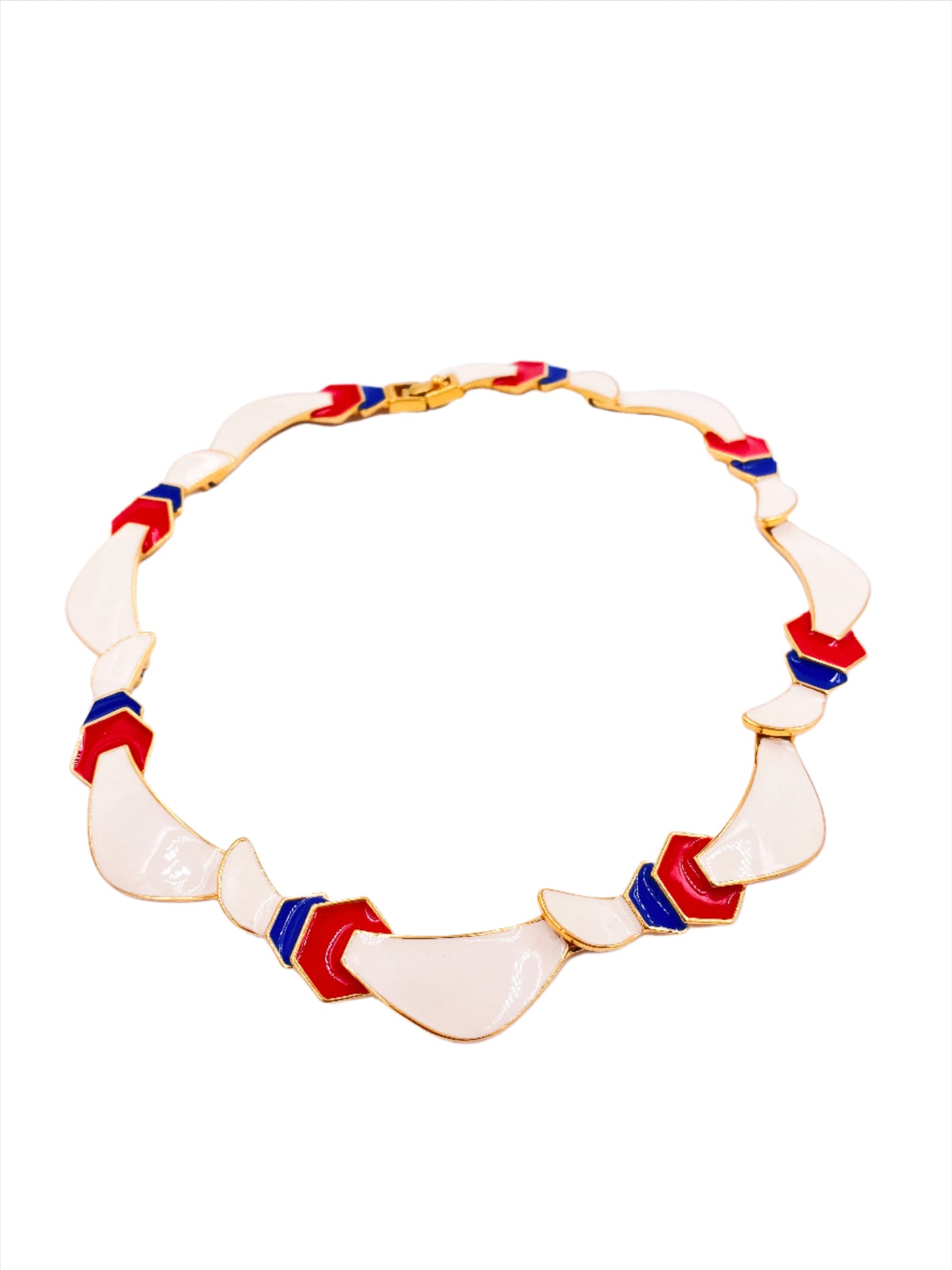 Monet Enamel Necklace - The Kit Vintage