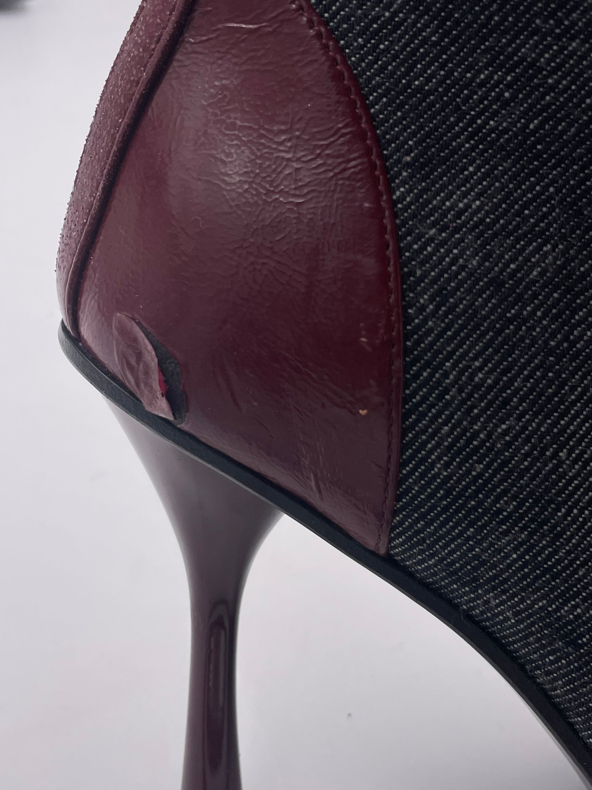 Dolce & Gabbana Denim Knee-High Boots - The Kit Vintage