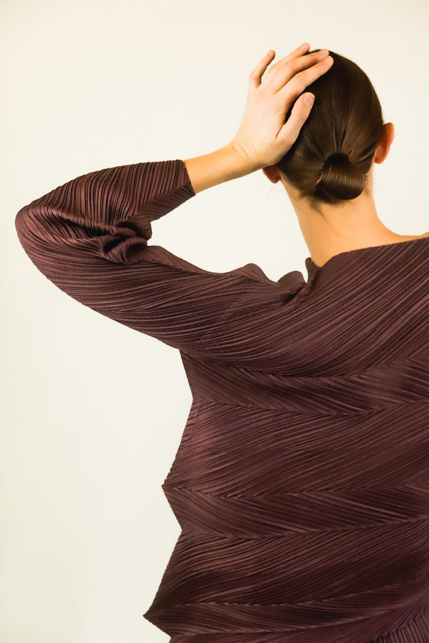 Brown Zig Zag Pleats Please by Issey Miyake Set - The Kit Vintage