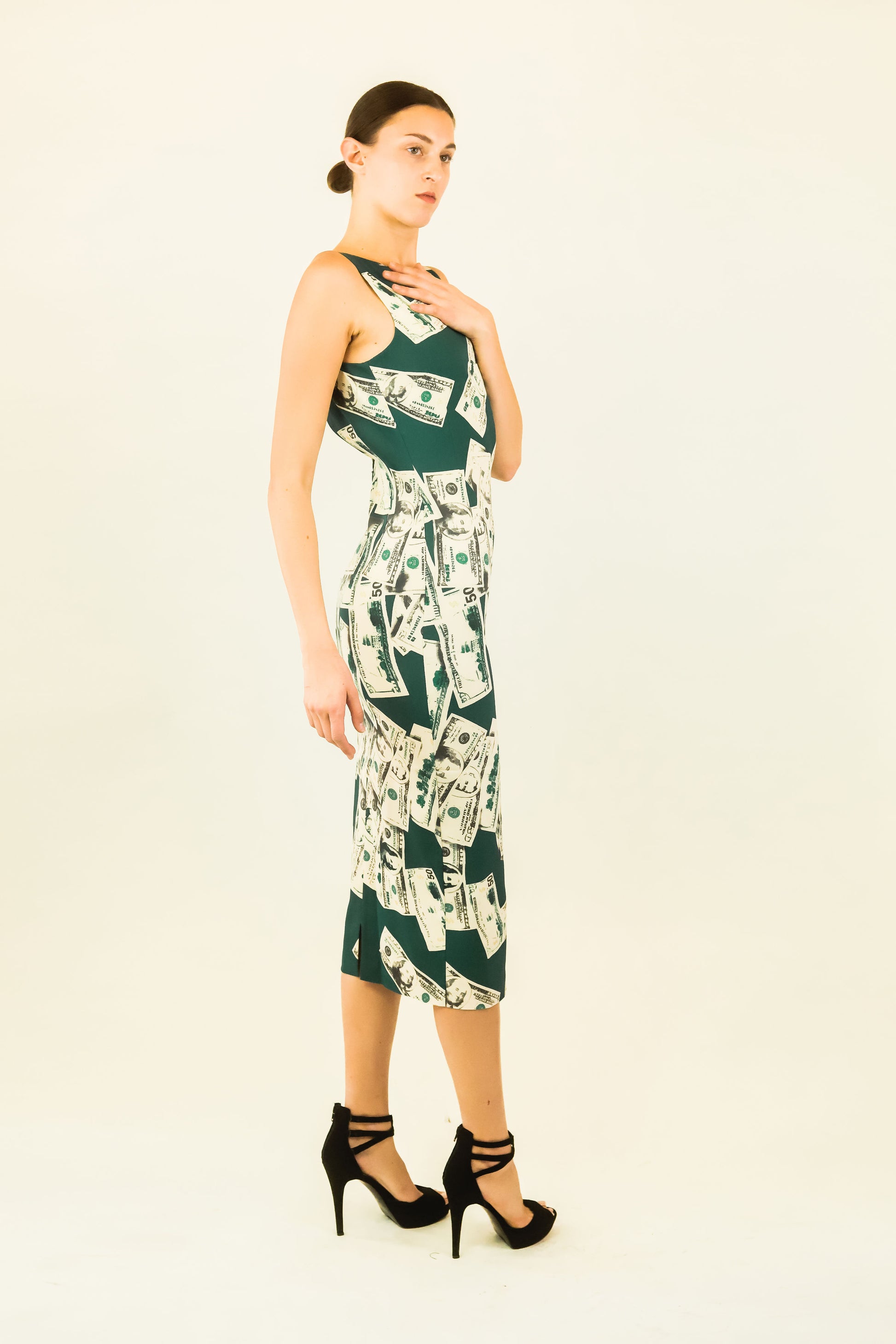 D&G Limited Edition Money Dress S/S 2001 - The Kit Vintage