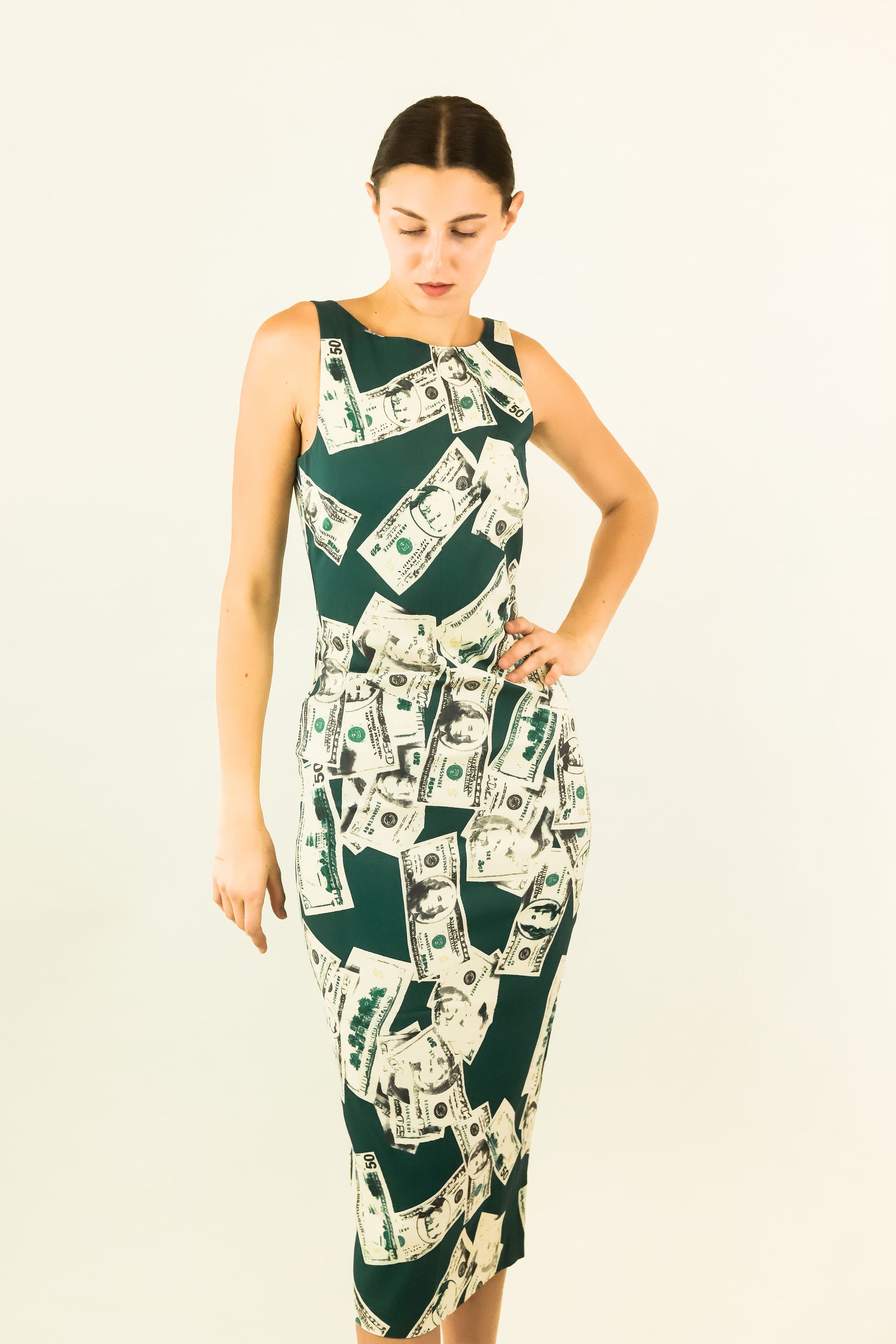 D&G Limited Edition Money Dress S/S 2001 - The Kit Vintage