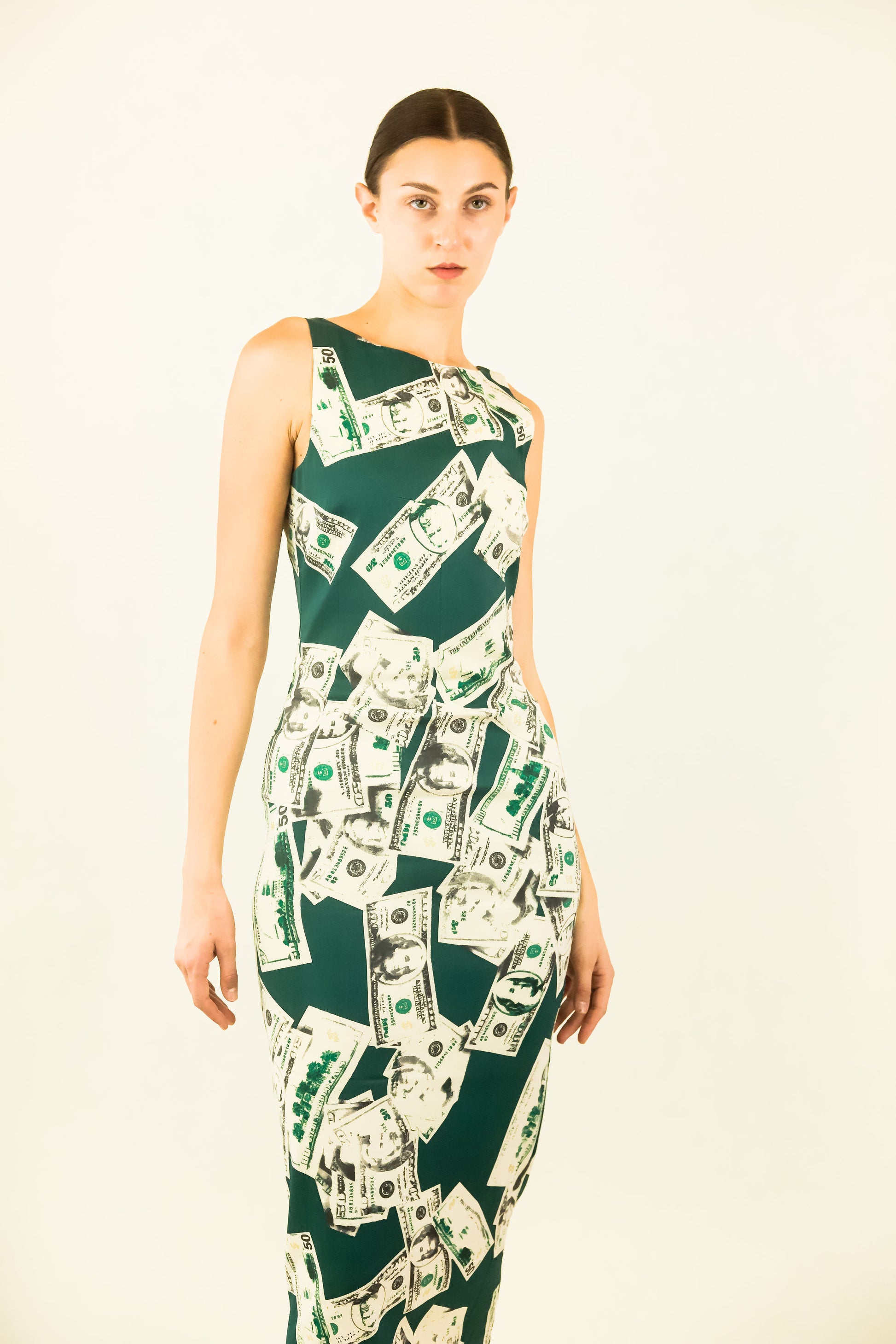 D&G Limited Edition Money Dress S/S 2001 - The Kit Vintage