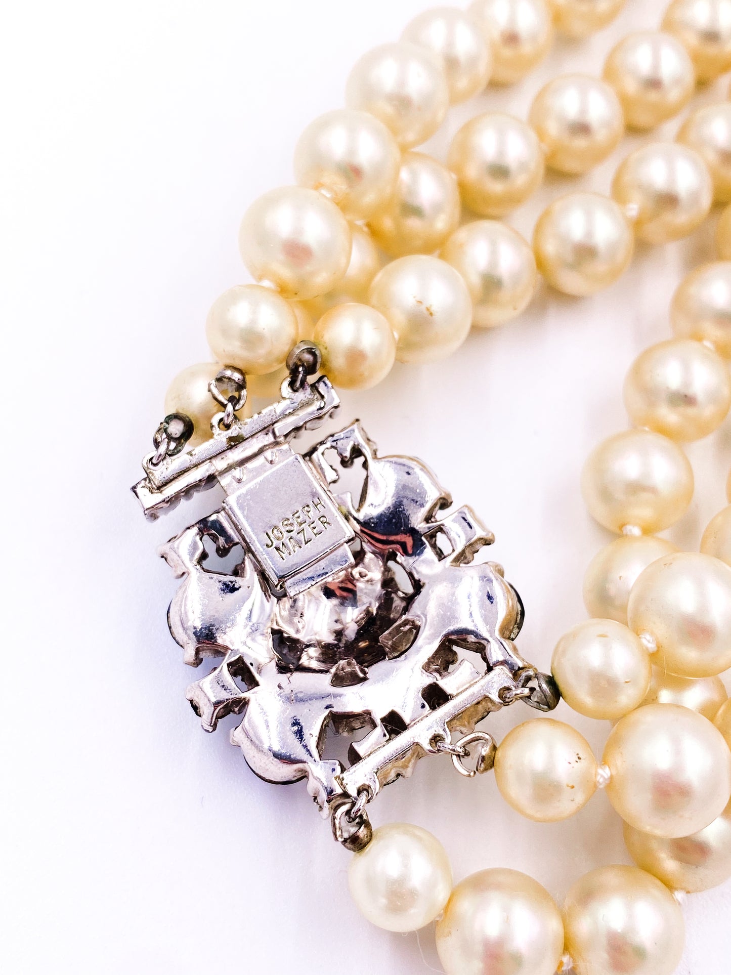 Joseph Mazer Pearl Choker Necklace - The Kit Vintage