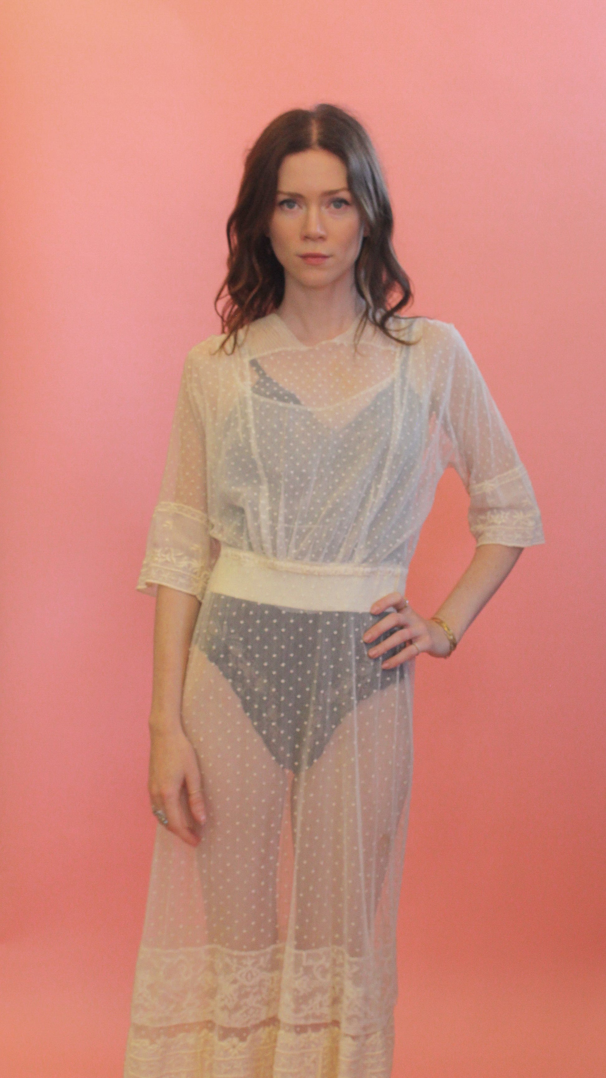 White Lace Dress - The Kit Vintage