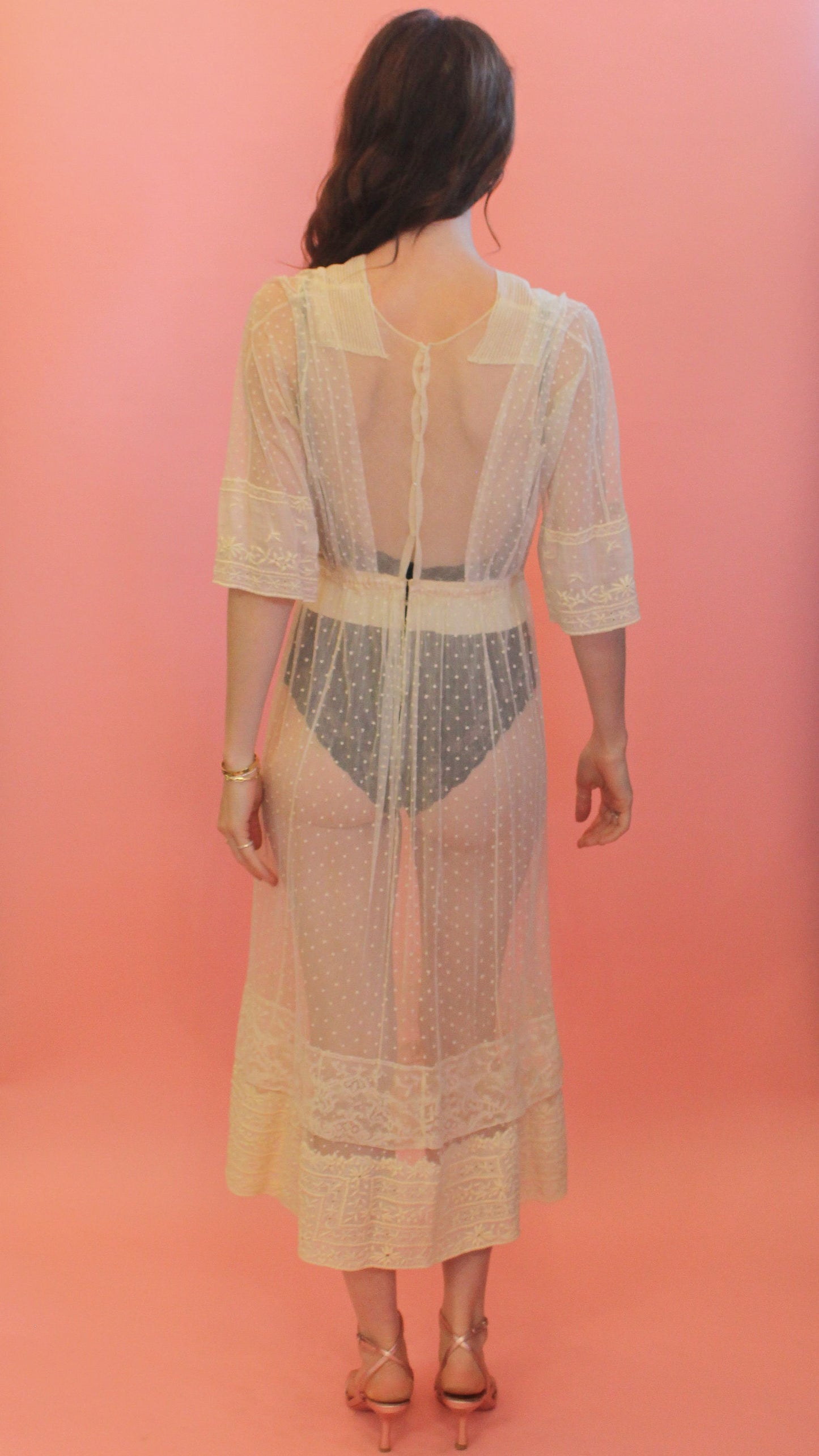 White Lace Dress - The Kit Vintage