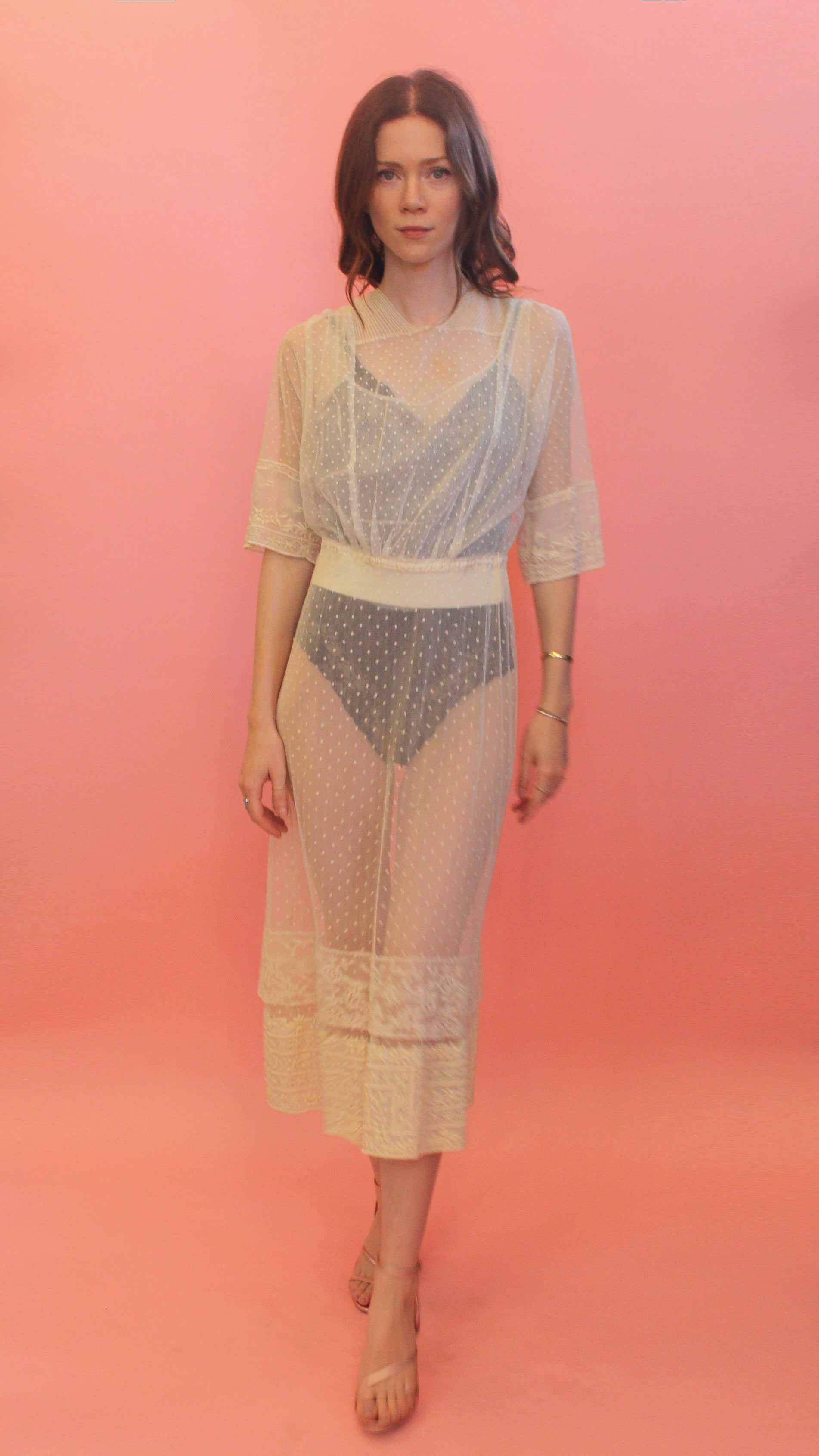 White Lace Dress - The Kit Vintage
