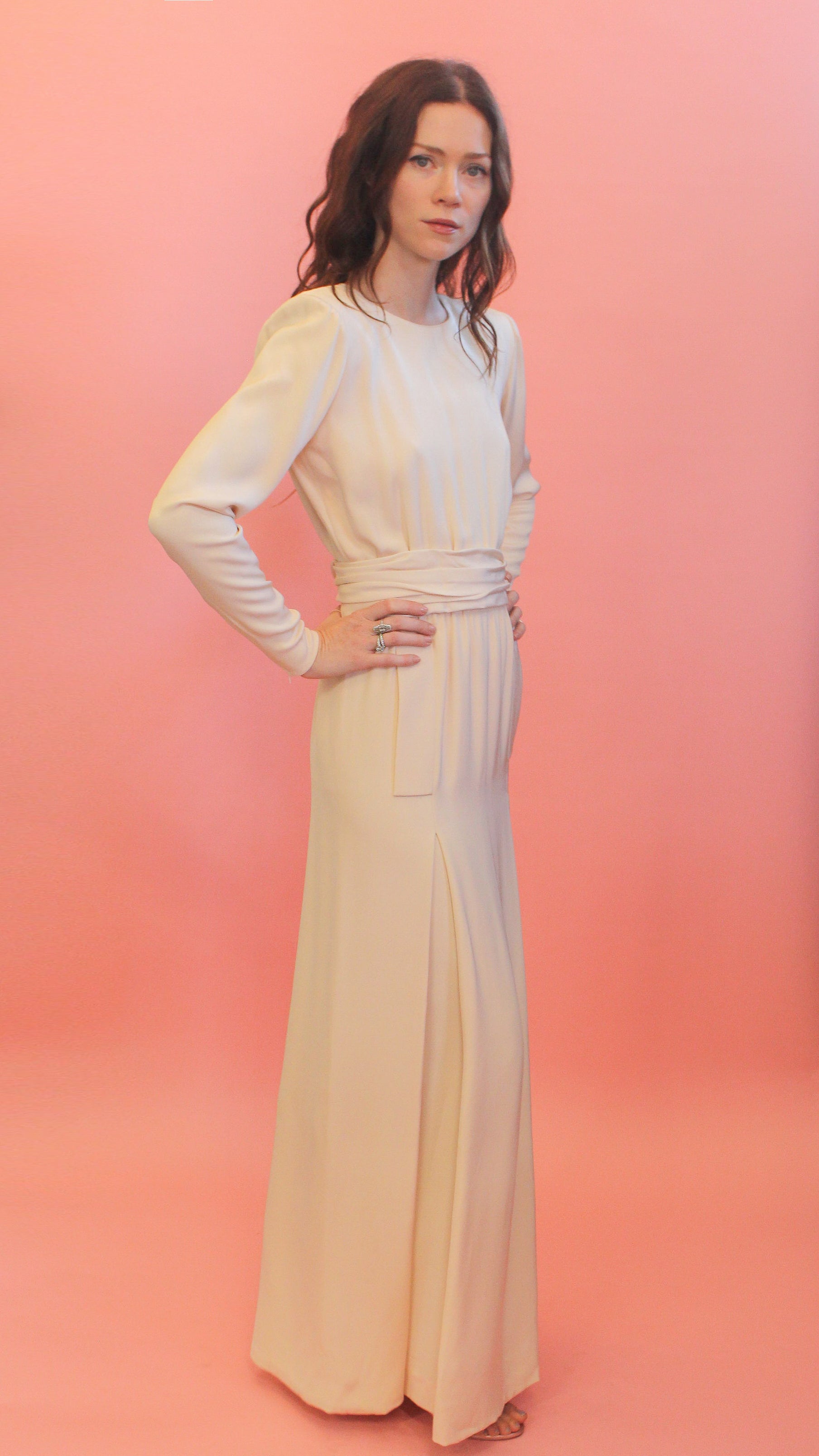 Yves Saint Laurent Haute Couture Ivory Silk Gown - The Kit Vintage