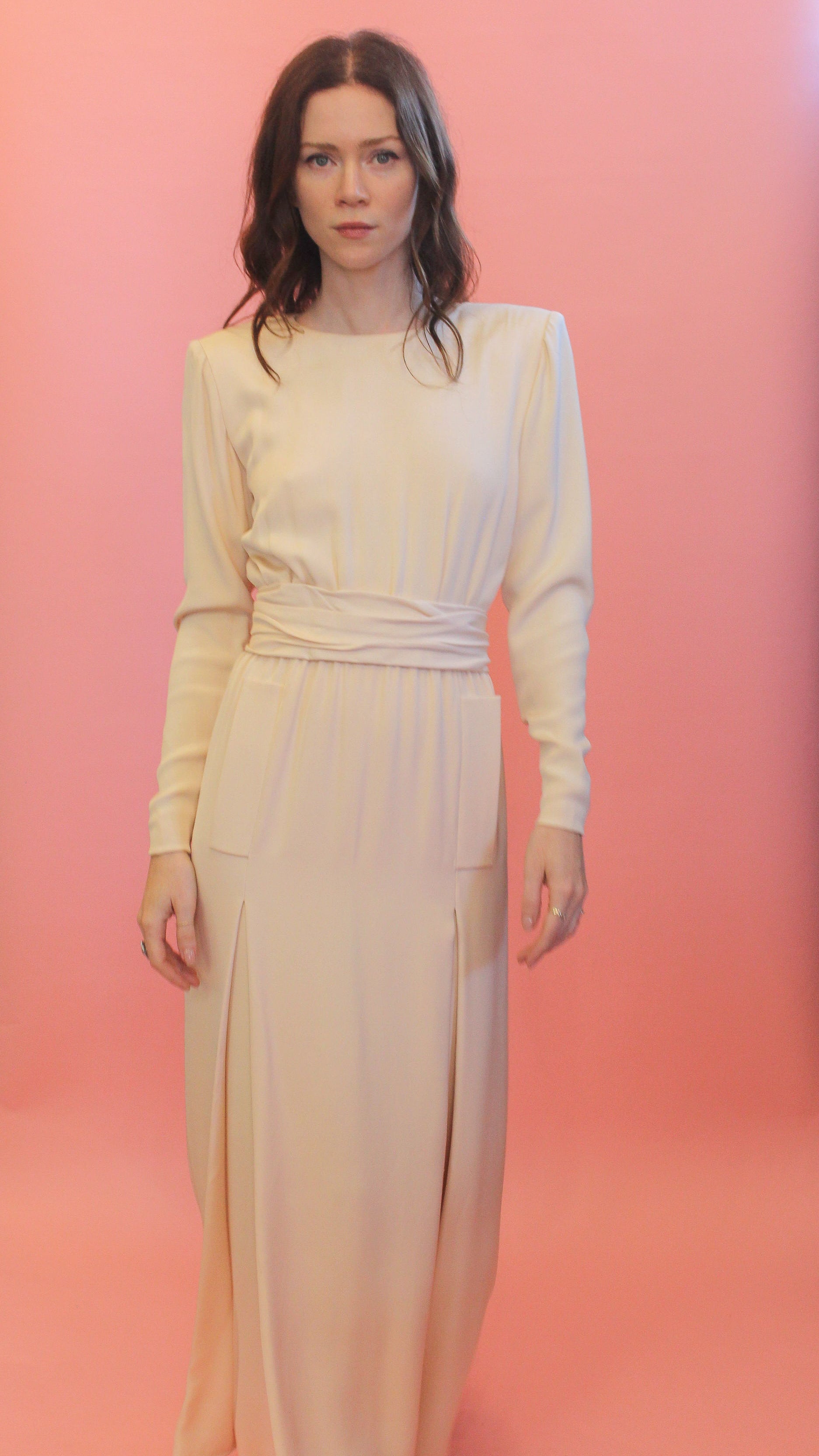 Yves Saint Laurent Haute Couture Ivory Silk Gown - The Kit Vintage