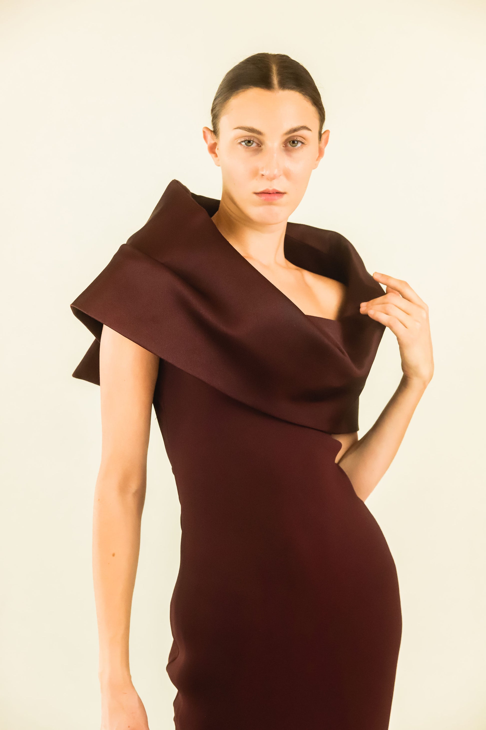 John Galliano Burgundy Gown - The Kit Vintage