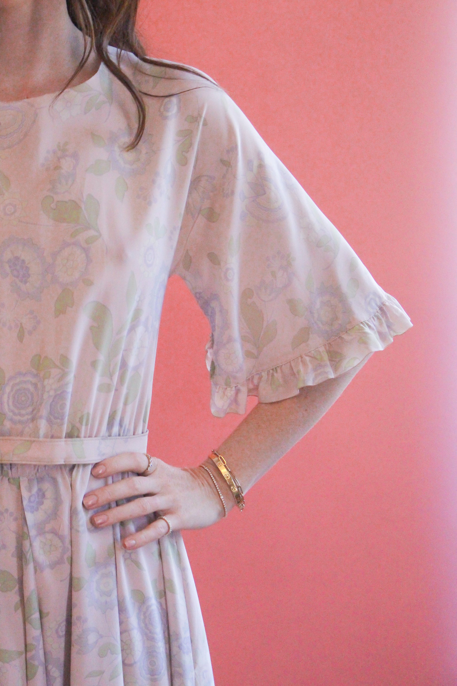 Karl Lagerfeld for Chloé Pastel Floral Dress - The Kit Vintage