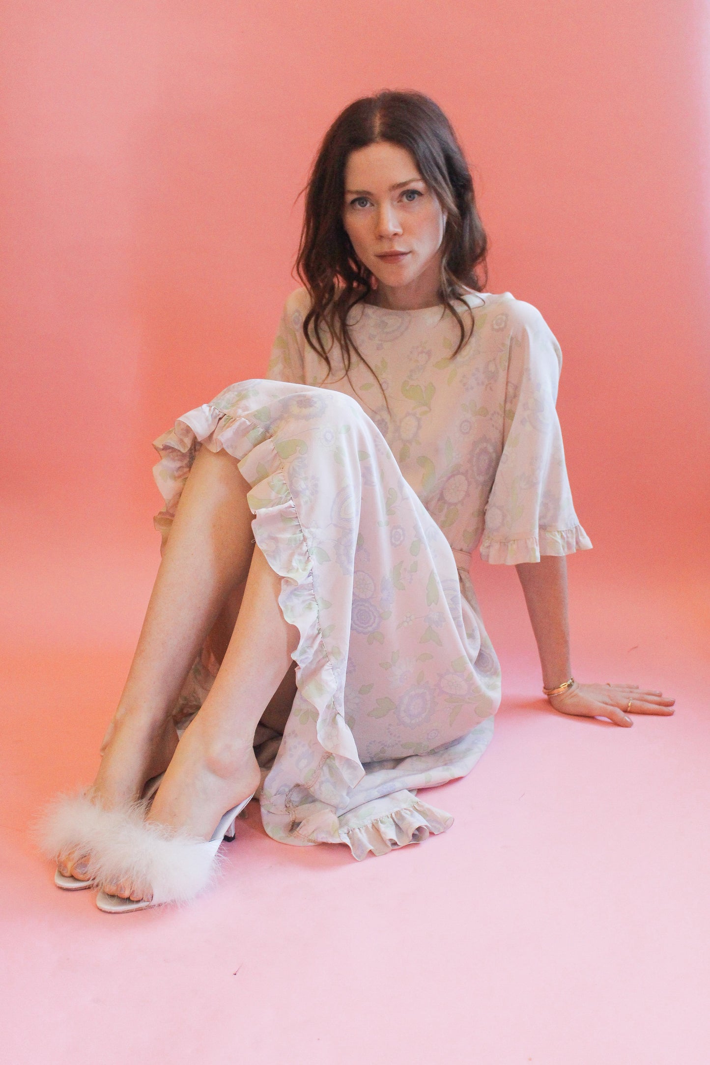 Karl Lagerfeld for Chloé Pastel Floral Dress - The Kit Vintage