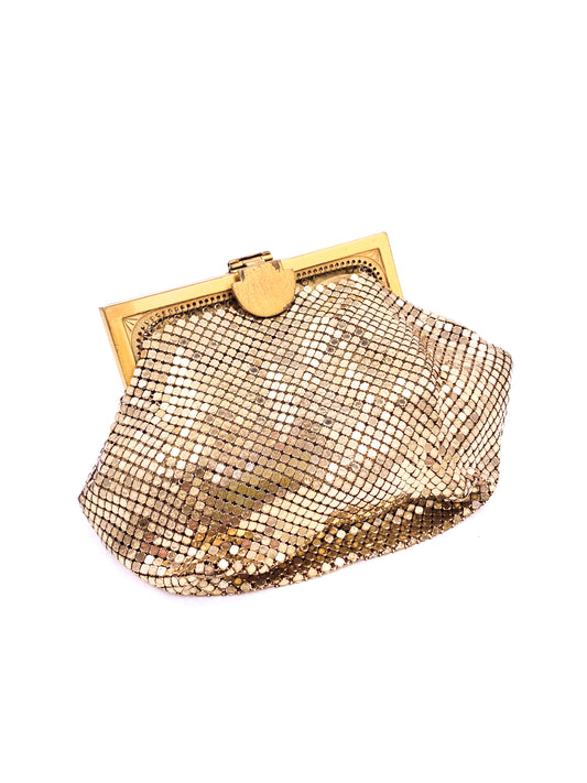 Whiting and Davis Chainmail Change Purse - The Kit Vintage