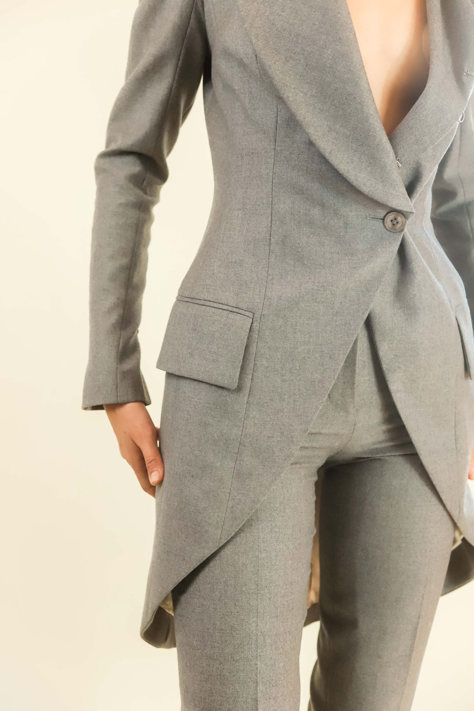 John Galliano 1998 Wool Tailcoat Suit - The Kit Vintage
