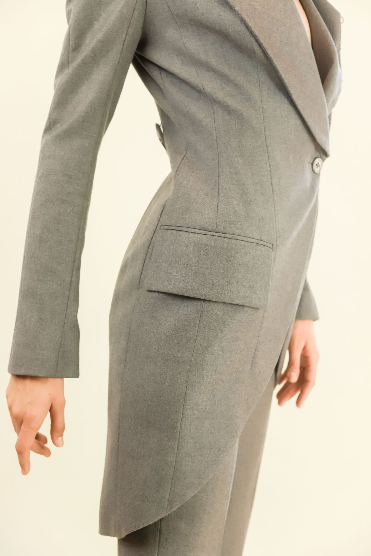 John Galliano 1998 Wool Tailcoat Suit - The Kit Vintage