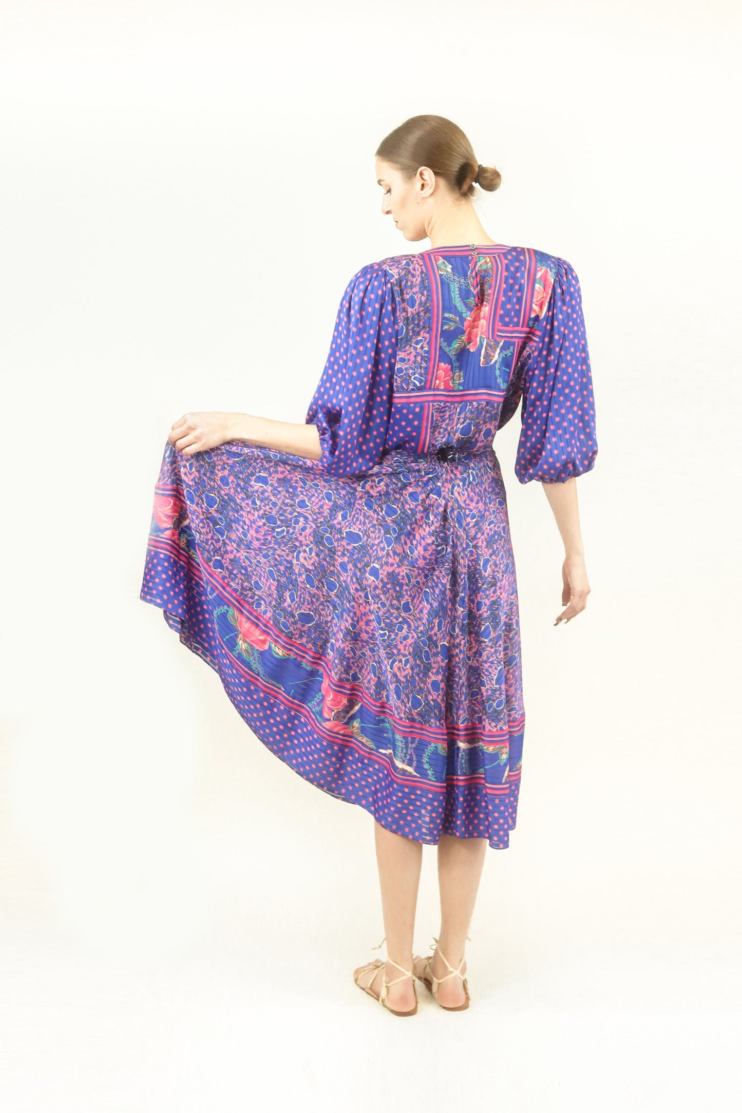 Diane Freis Polka Dot Skirt Ensemble - The Kit Vintage