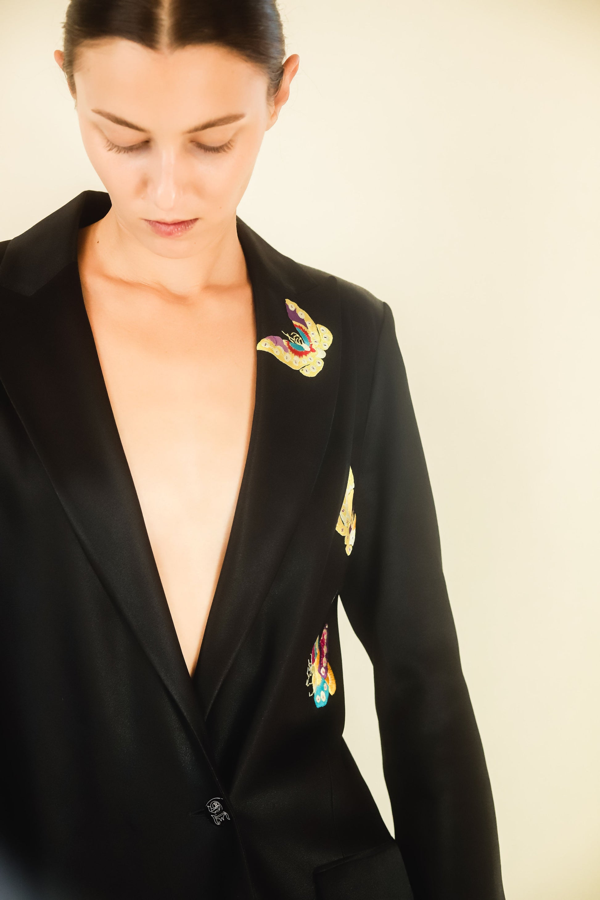 John Galliano Embroidered Butterfly Suit - The Kit Vintage