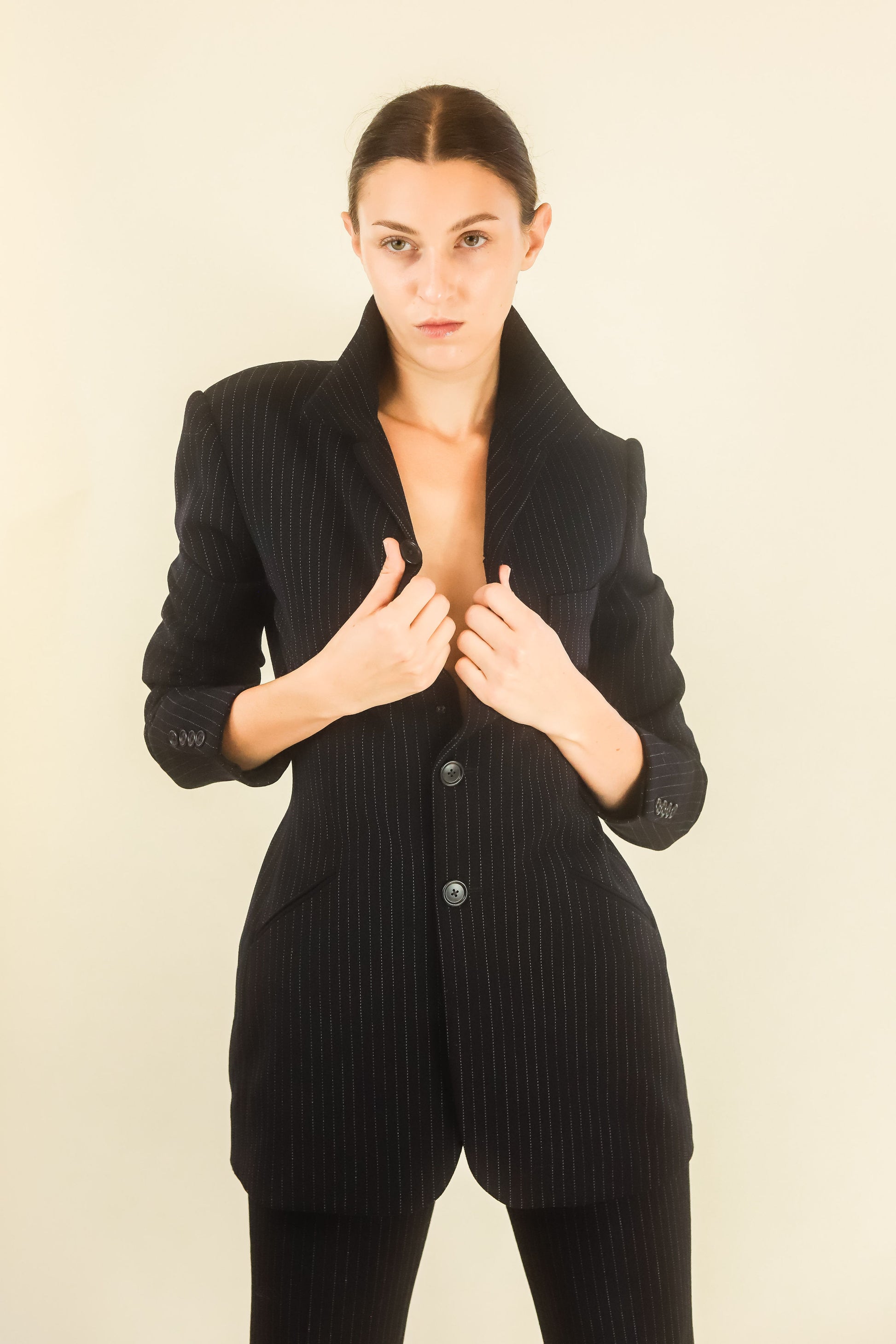Ralph Lauren Pin Stripe Suit - The Kit Vintage