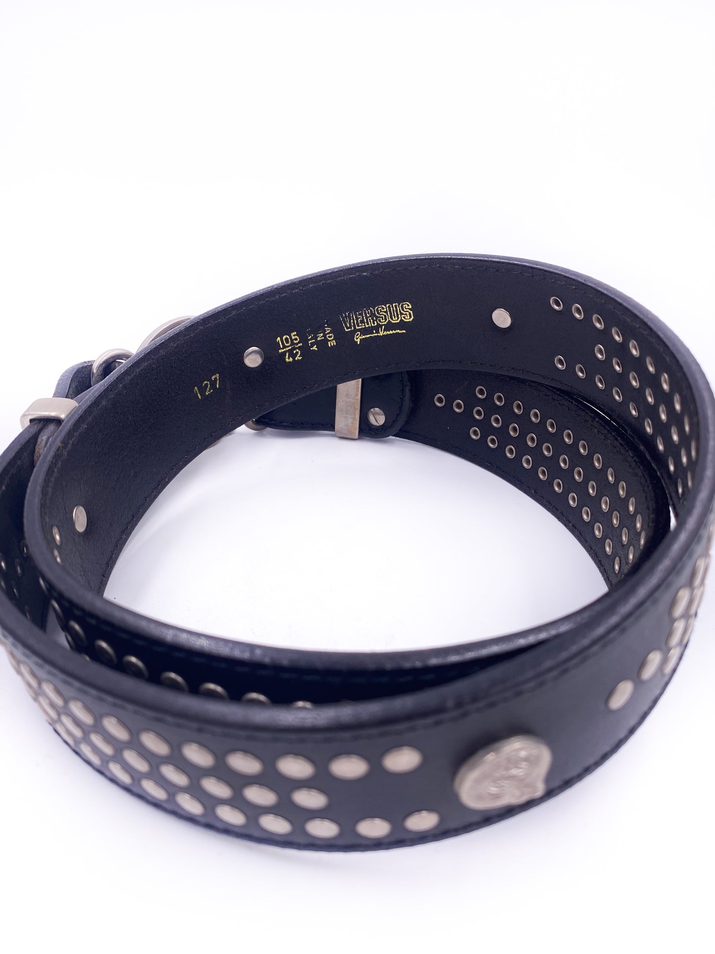 Versus by Versace Leather Lion Belt - The Kit Vintage