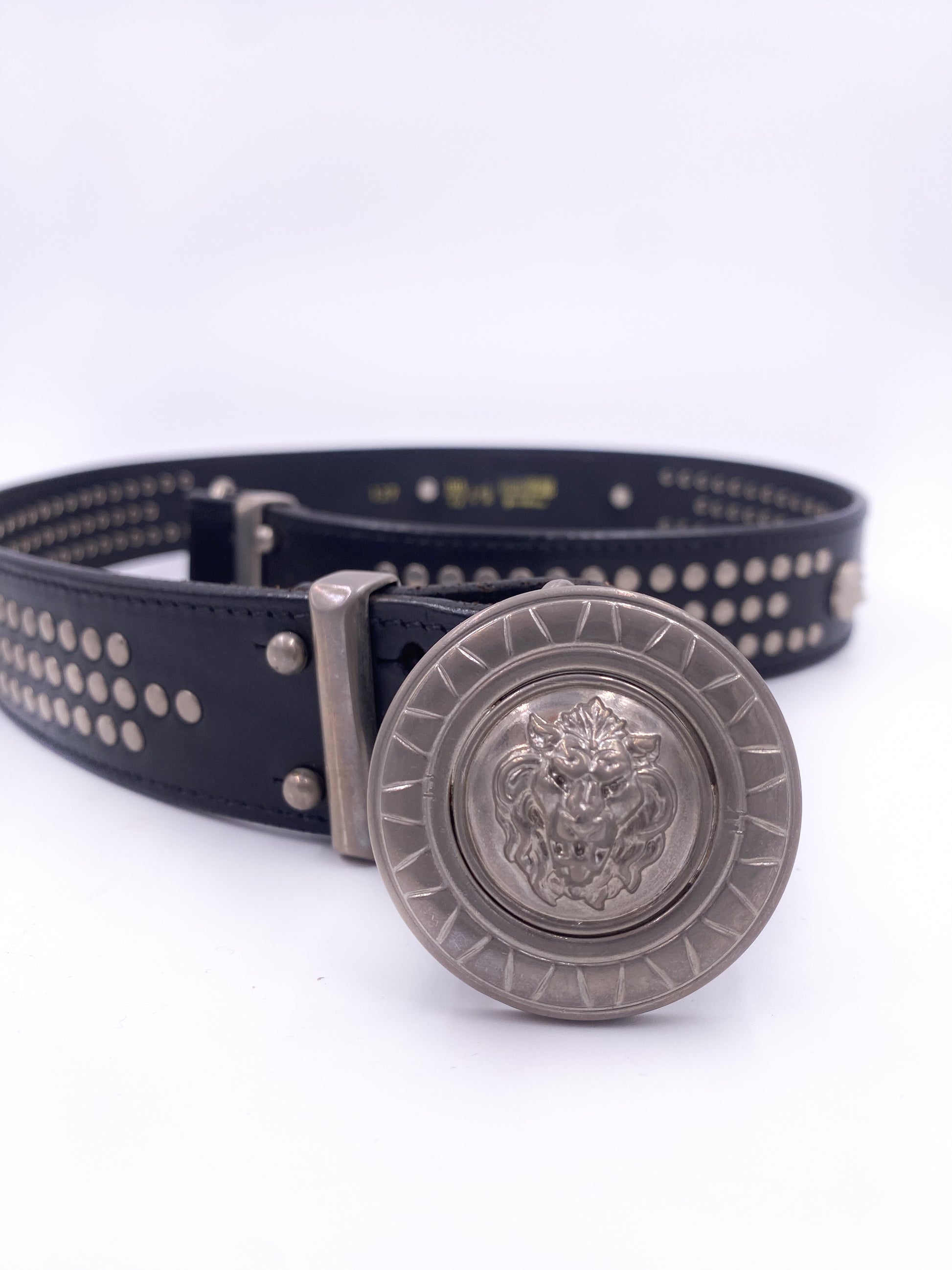 Versus by Versace Leather Lion Belt - The Kit Vintage