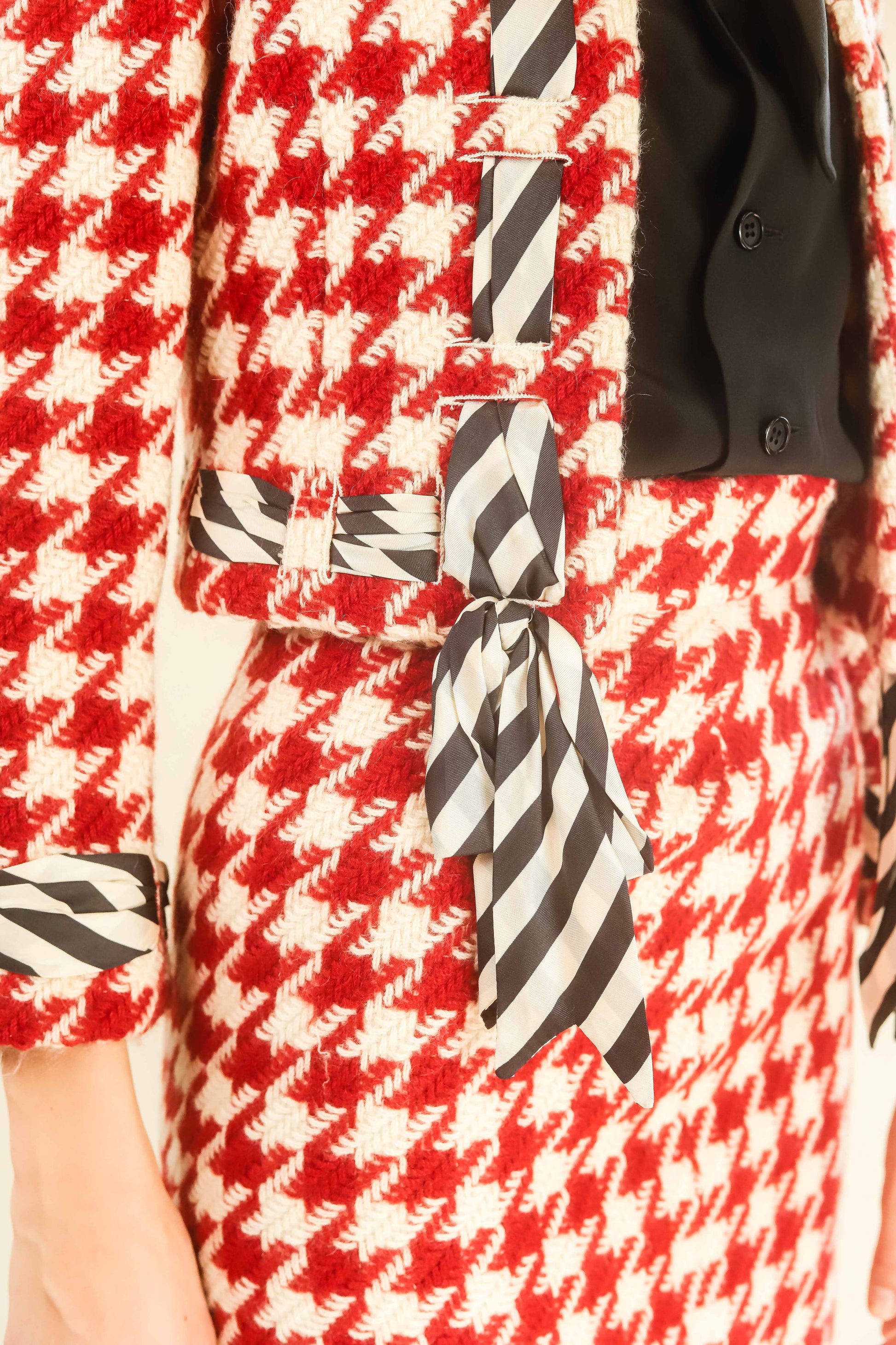 Moschino Houndstooth Skirt Suit - The Kit Vintage