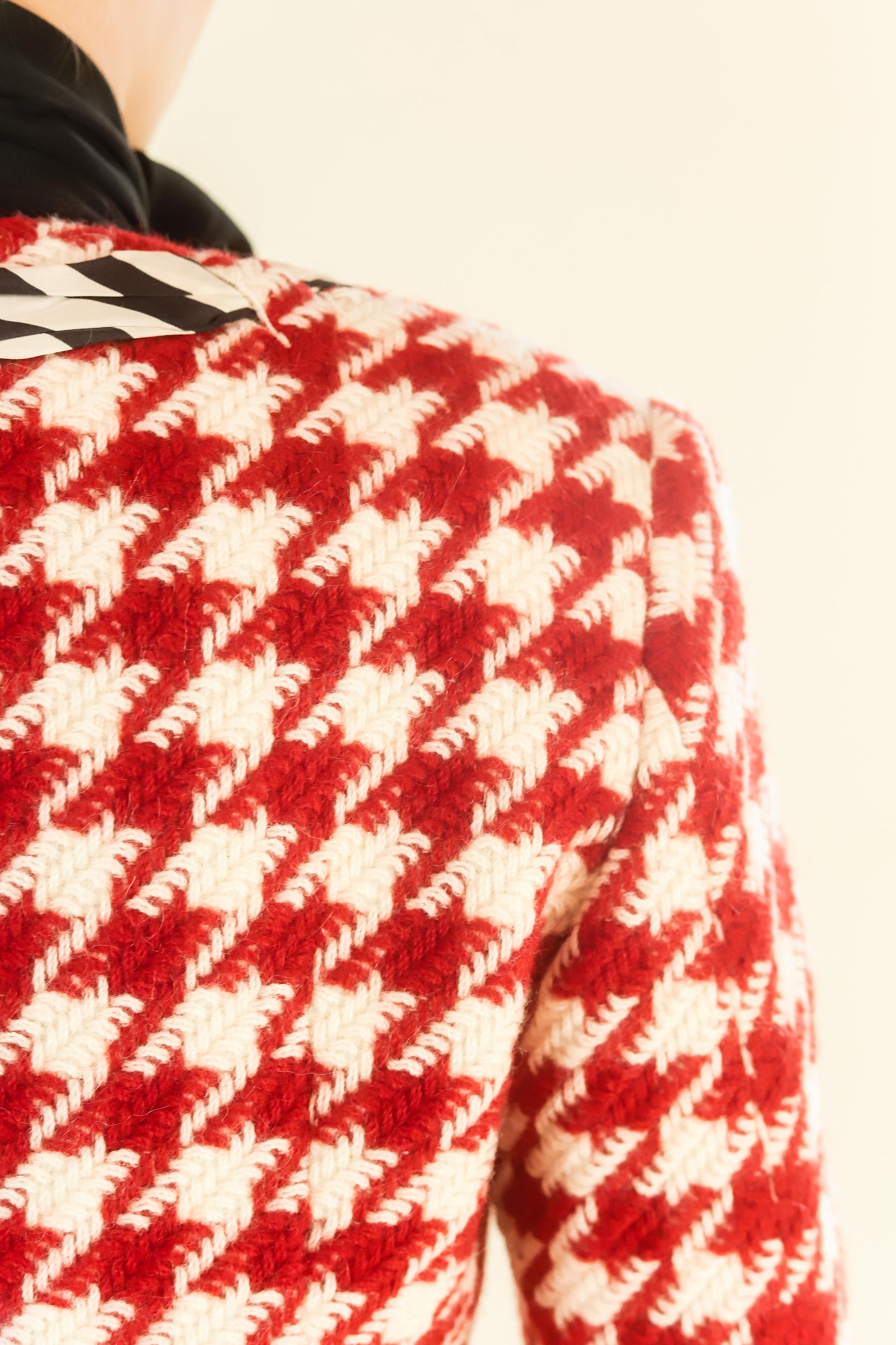Moschino Houndstooth Skirt Suit - The Kit Vintage