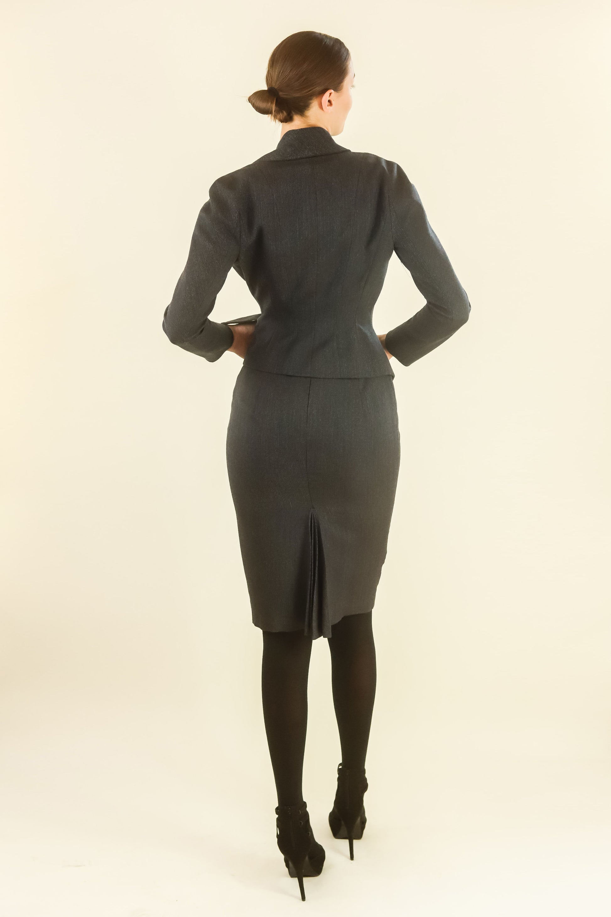 John Galliano Structured Dress and Blazer Set - The Kit Vintage