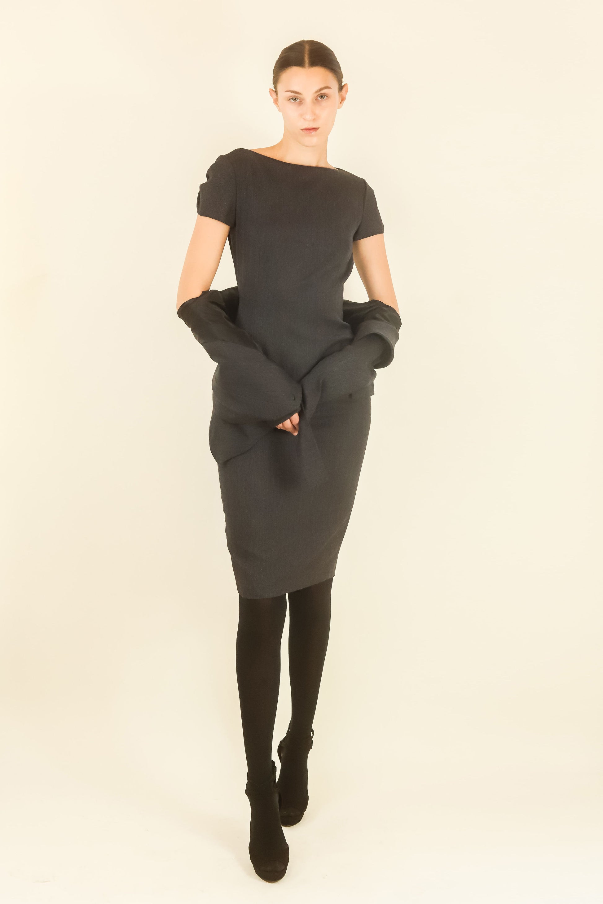 John Galliano Structured Dress and Blazer Set - The Kit Vintage