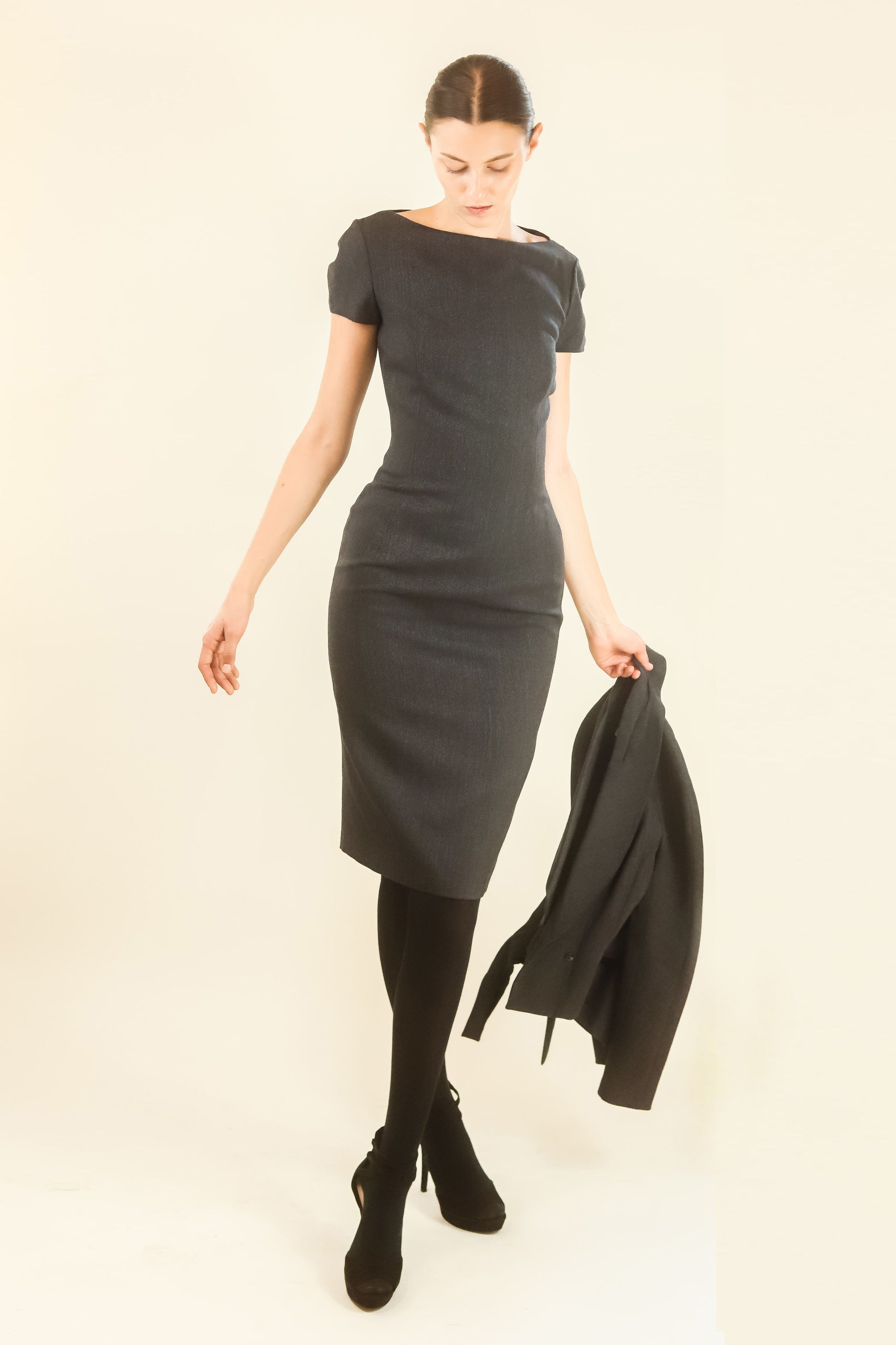 John Galliano Structured Dress and Blazer Set - The Kit Vintage