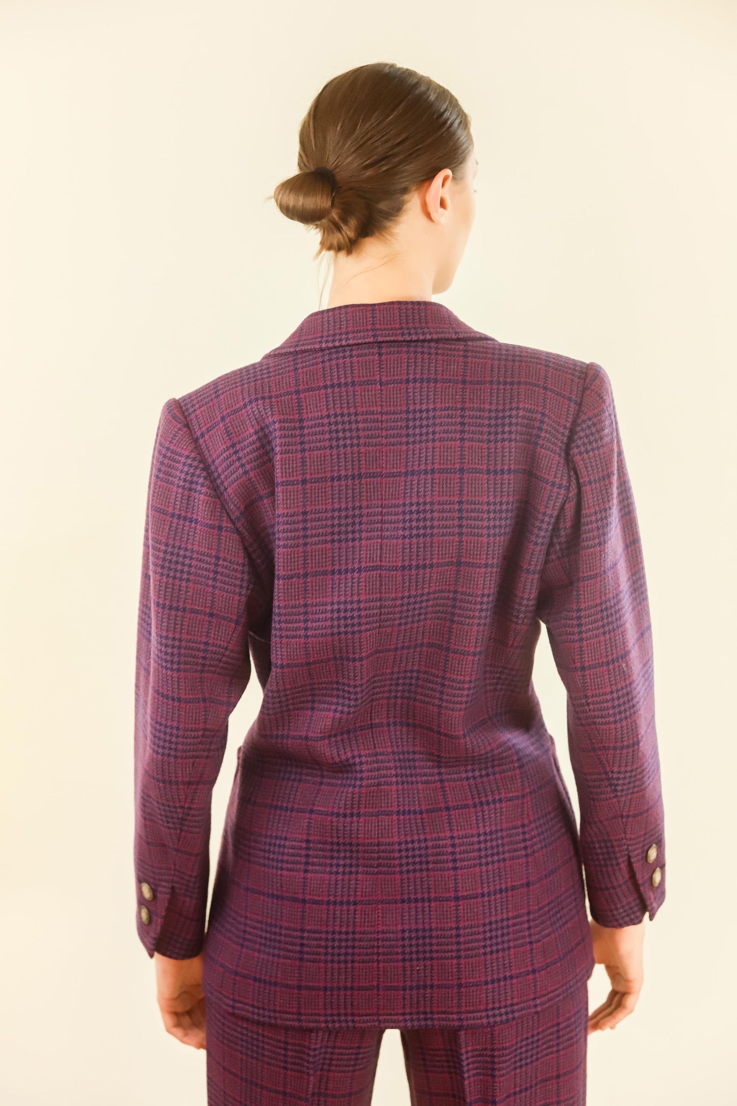 Yves Saint Laurent Wool Plaid Suit - The Kit Vintage