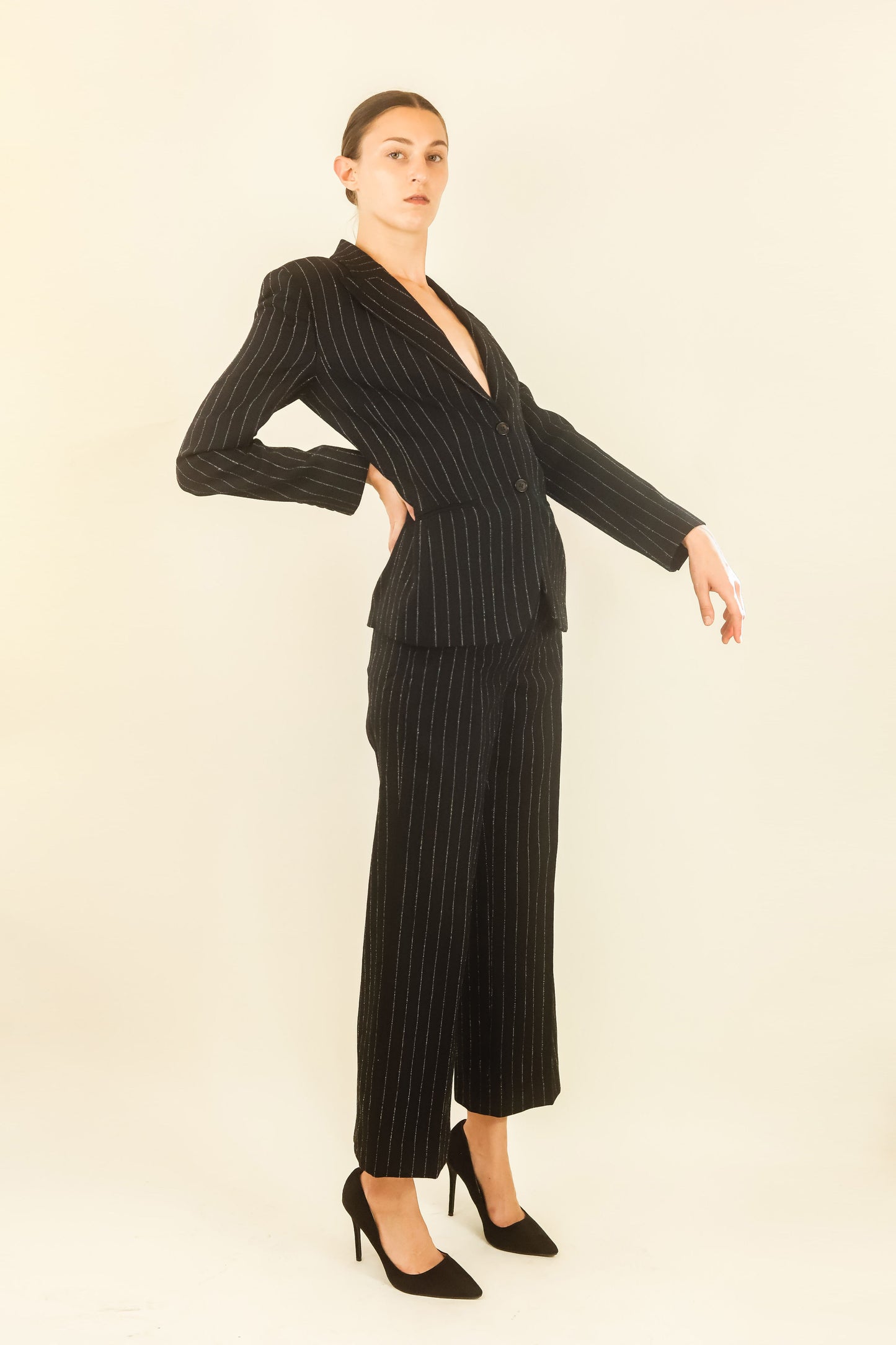 Alexander McQueen Pin Stripe Suit